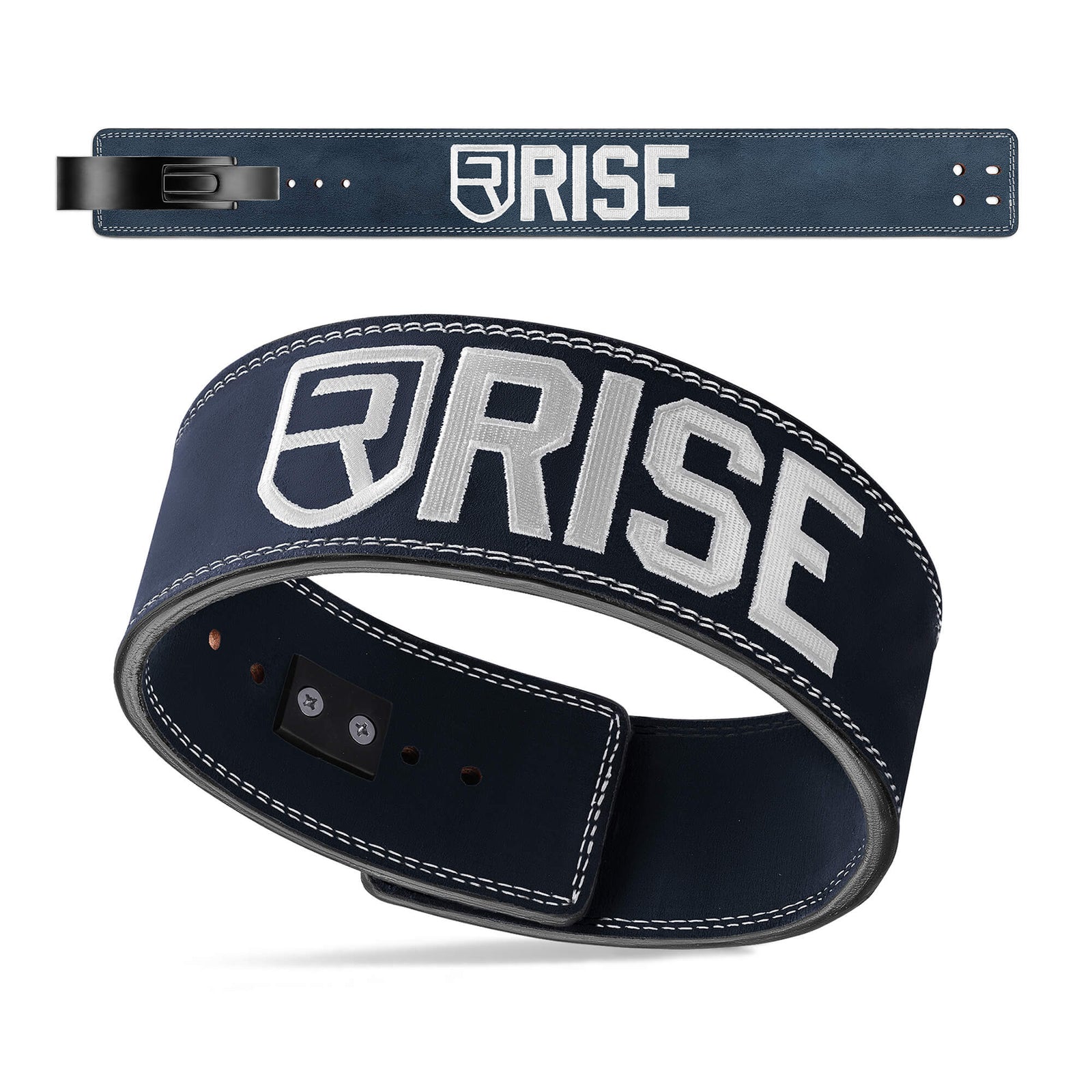 10mm Lever Belt - Navy