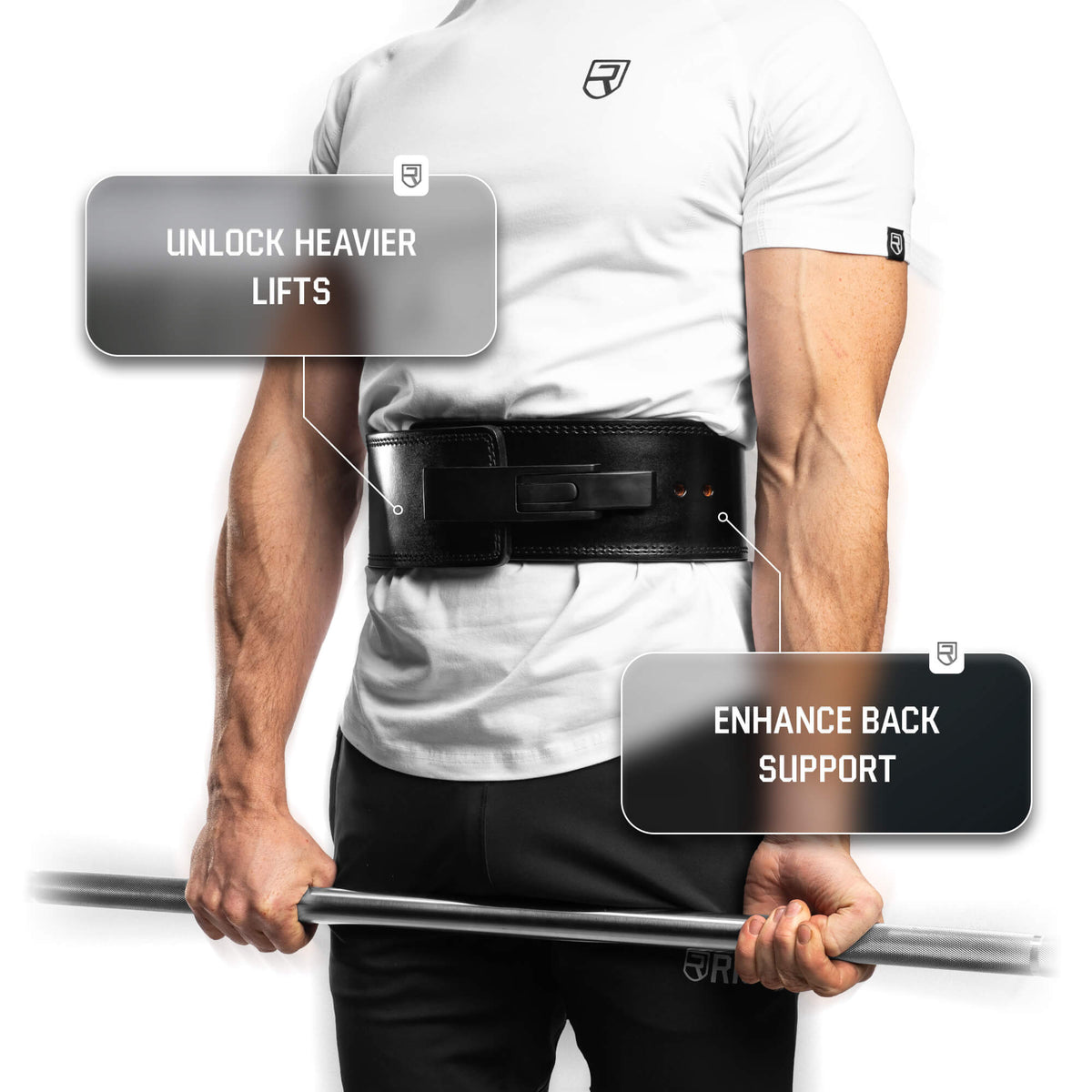 Premium 10mm Lever Belt - Black