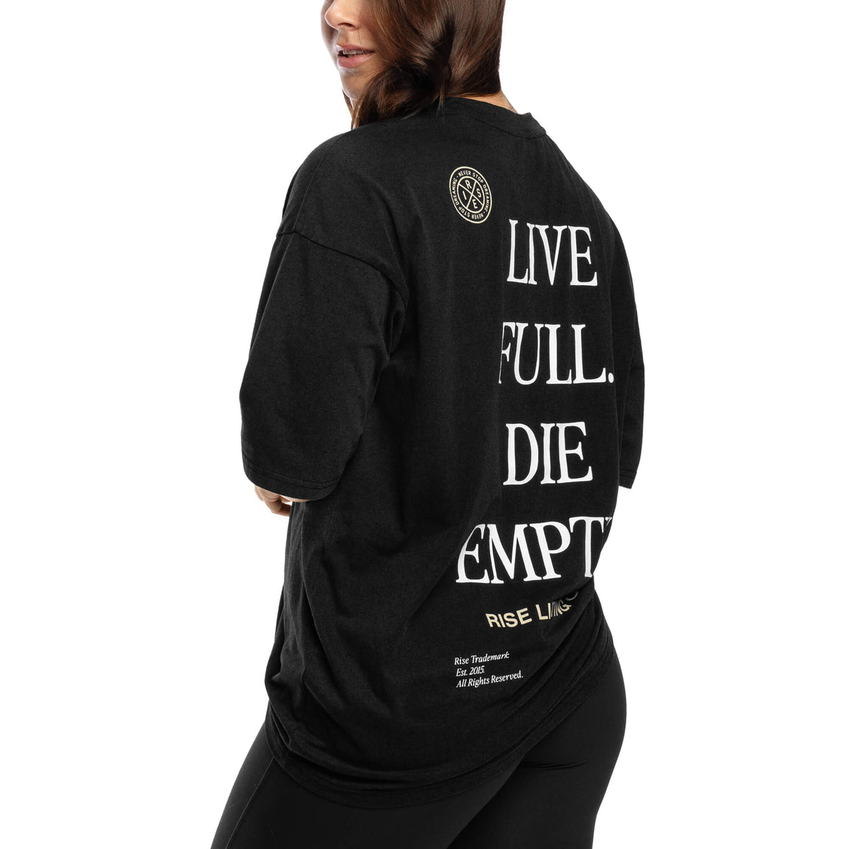 Women - Die Empty Oversized T-Shirt - Black