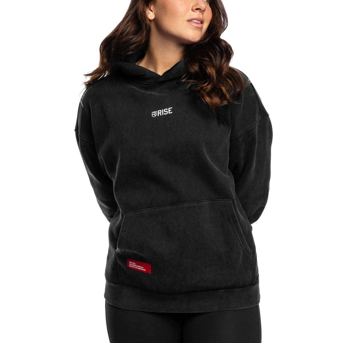 Women - Fear No Evil Oversized Hoodie - Black