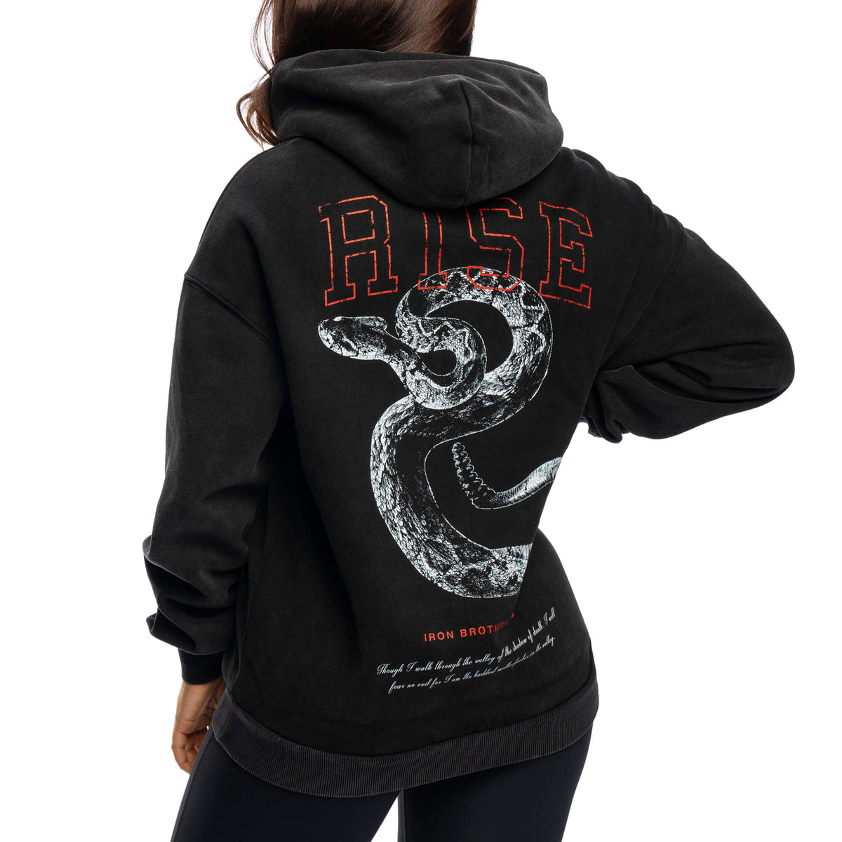 Women - Fear No Evil Oversized Hoodie - Black