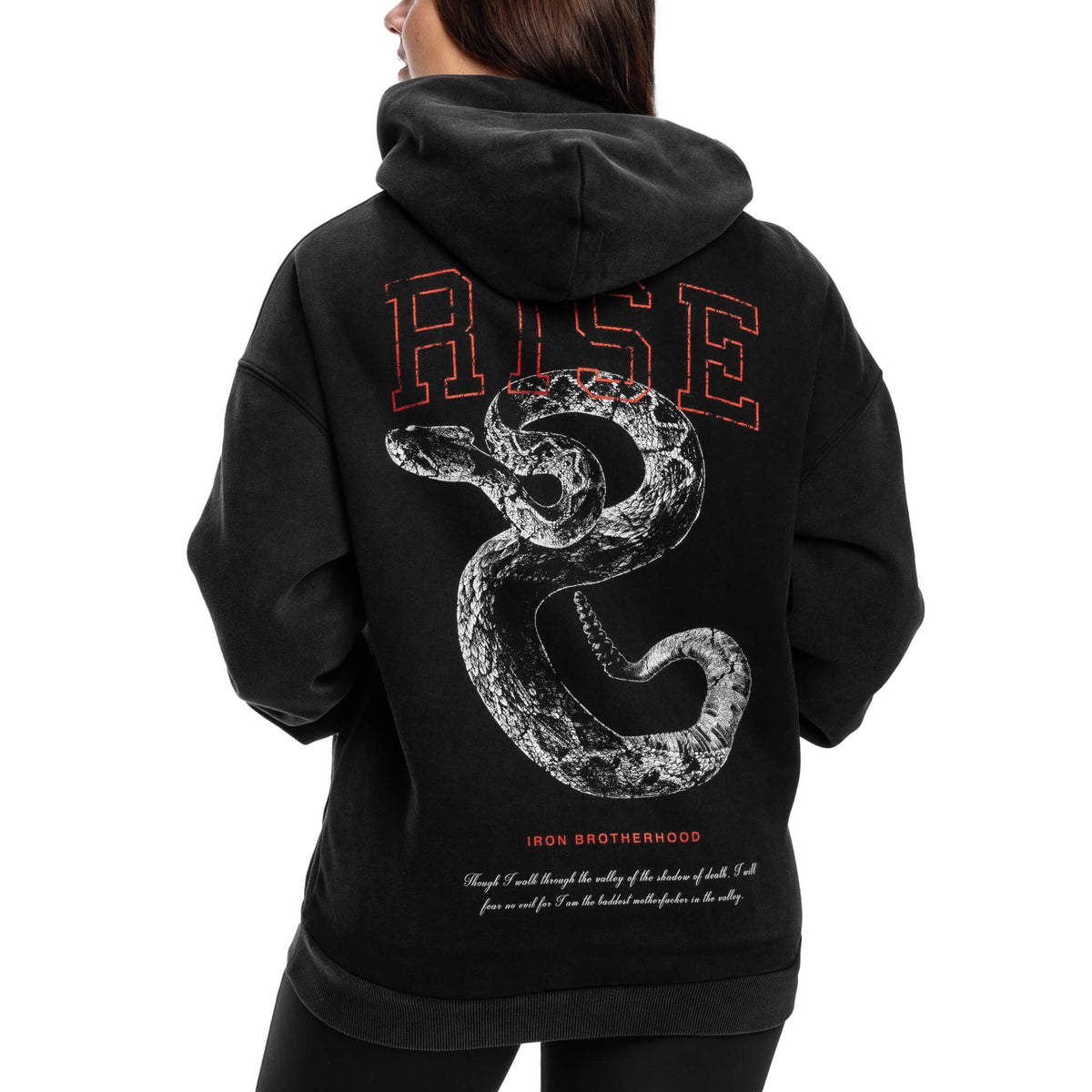 Women - Fear No Evil Oversized Hoodie - Black