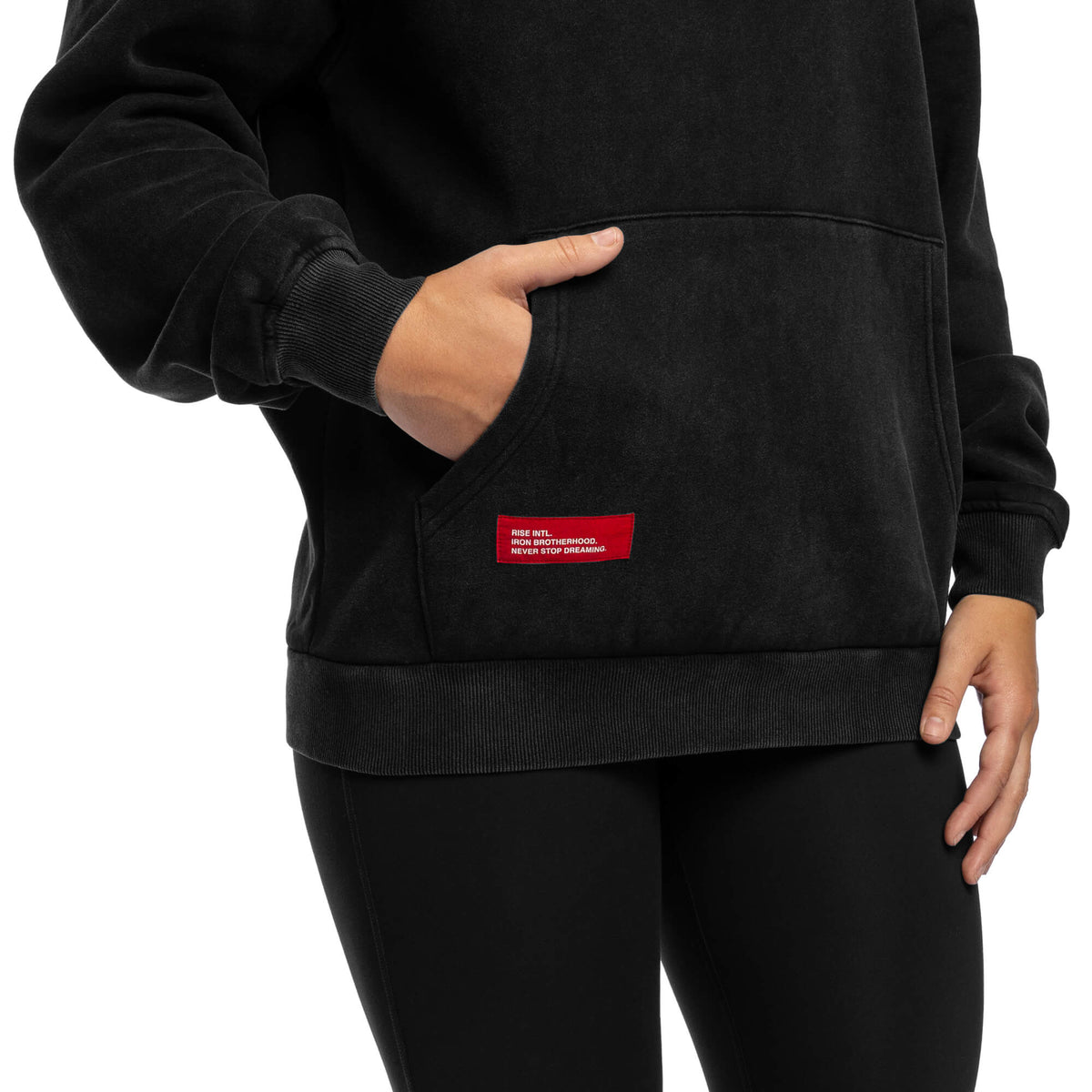Women - Fear No Evil Oversized Hoodie - Black
