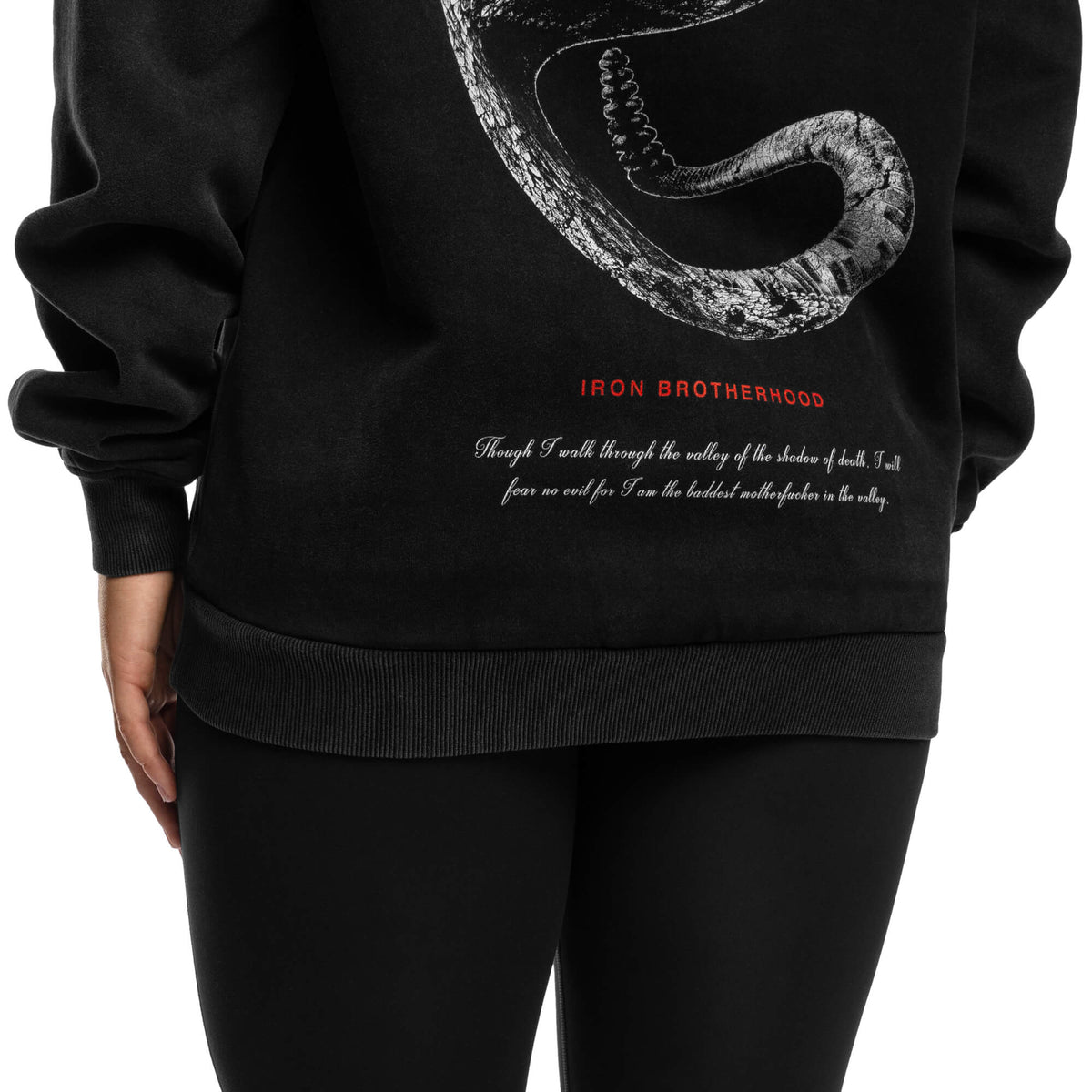 Women - Fear No Evil Oversized Hoodie - Black