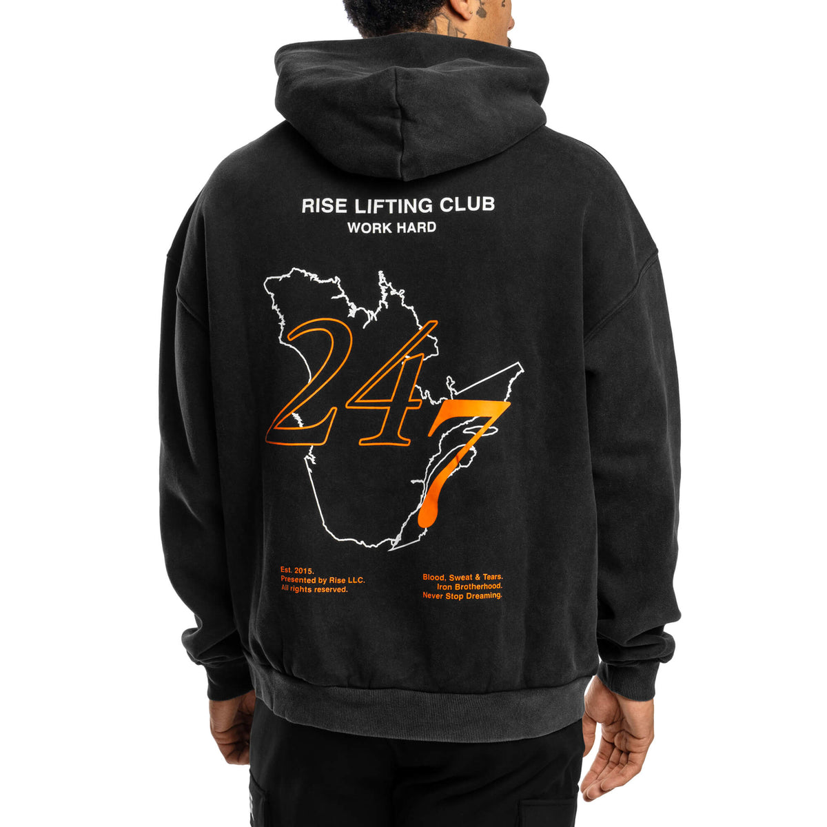 Men - 24/7 Oversized Hoodie - Black