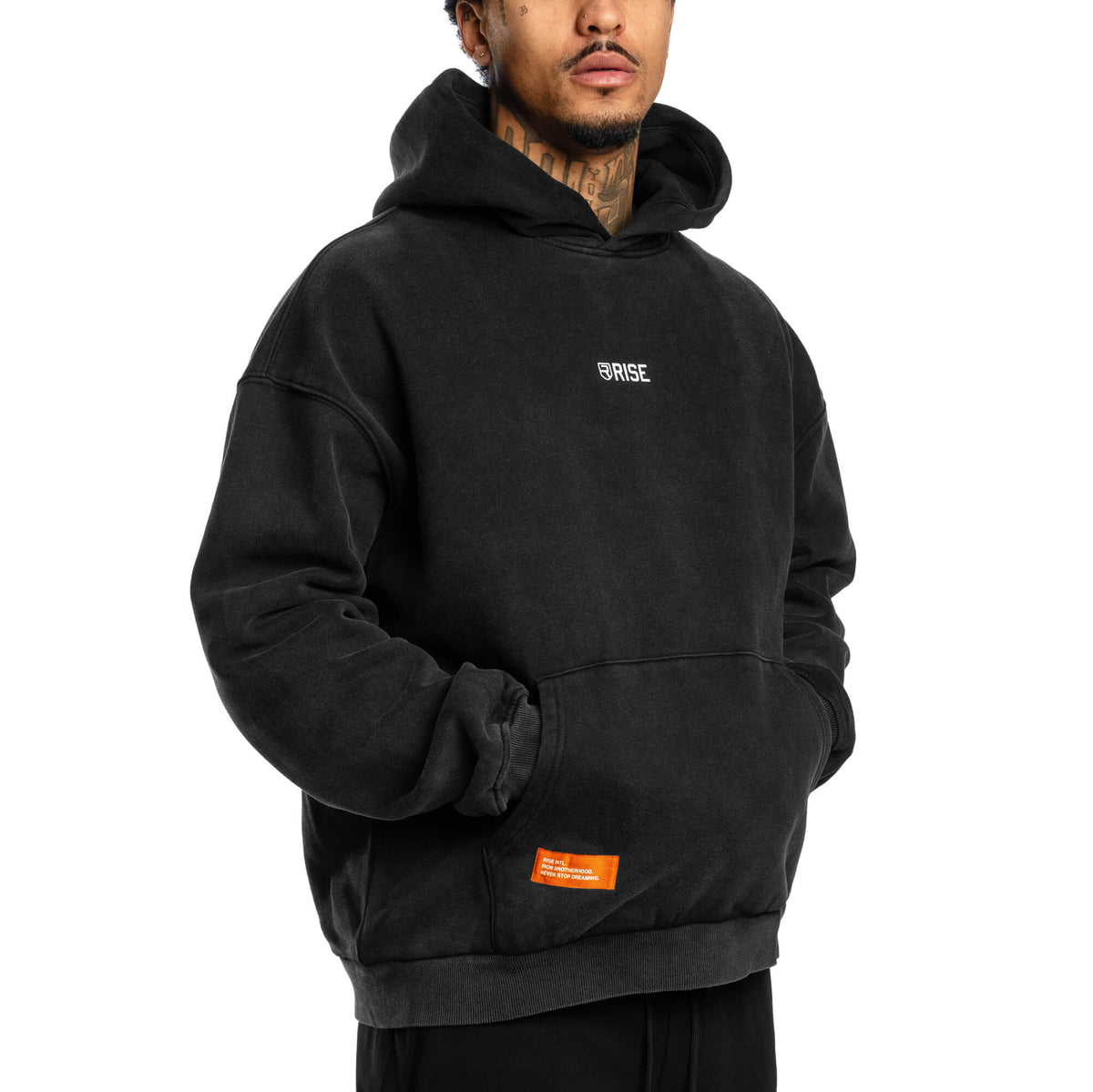 Men - 24/7 Oversized Hoodie - Black