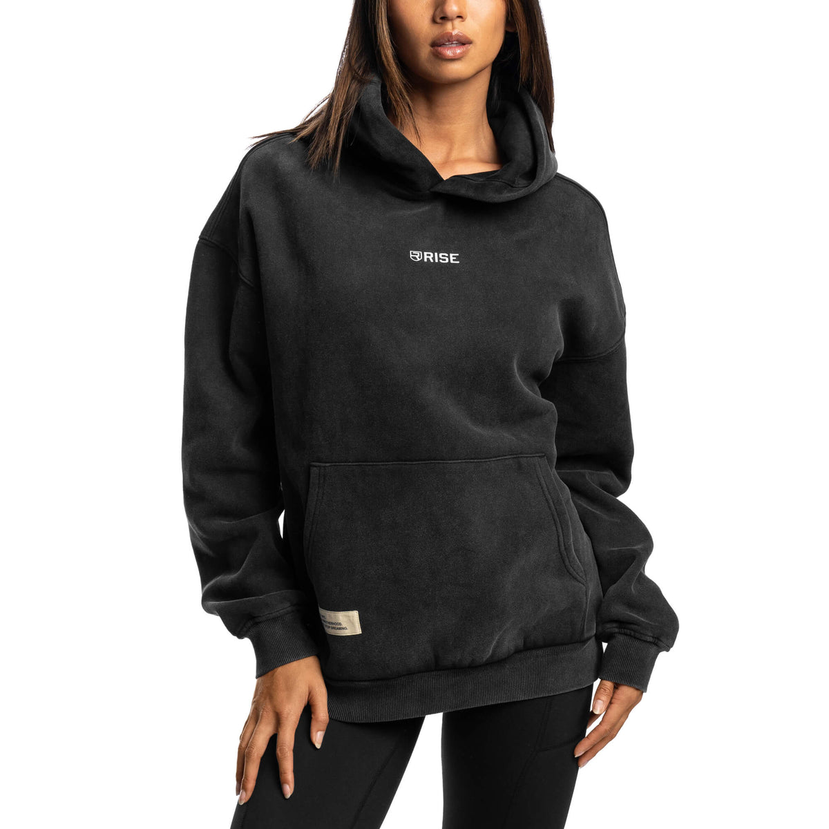 Women - Die Empty Oversized Hoodie - Black