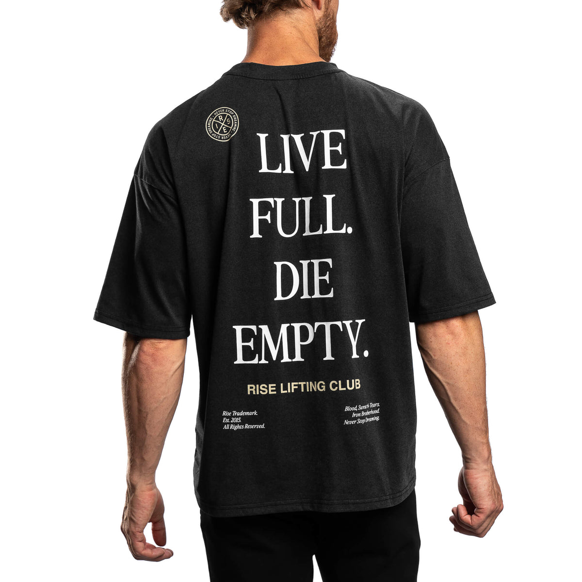 Men - Die Empty Oversized T-Shirt - Black