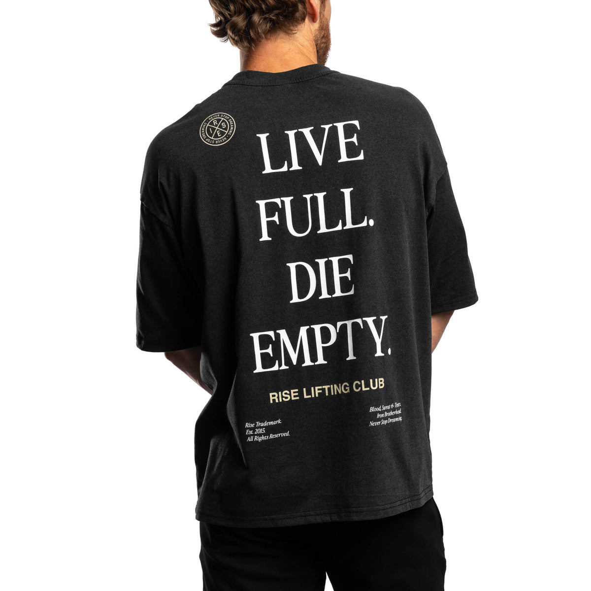 Men - Die Empty Oversized T-Shirt - Black