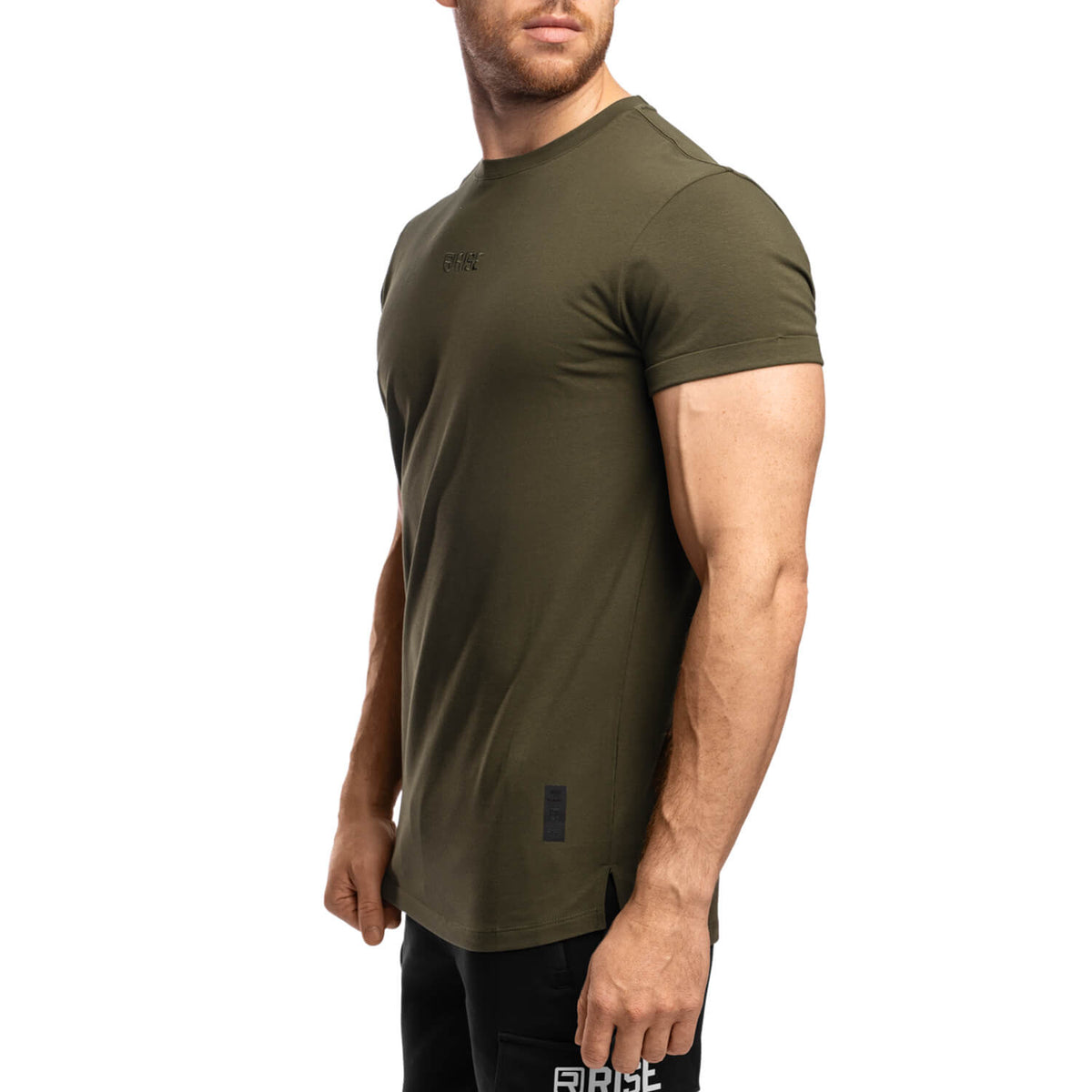 Elite Roll Up Sleeves T-Shirt - Rifle Green