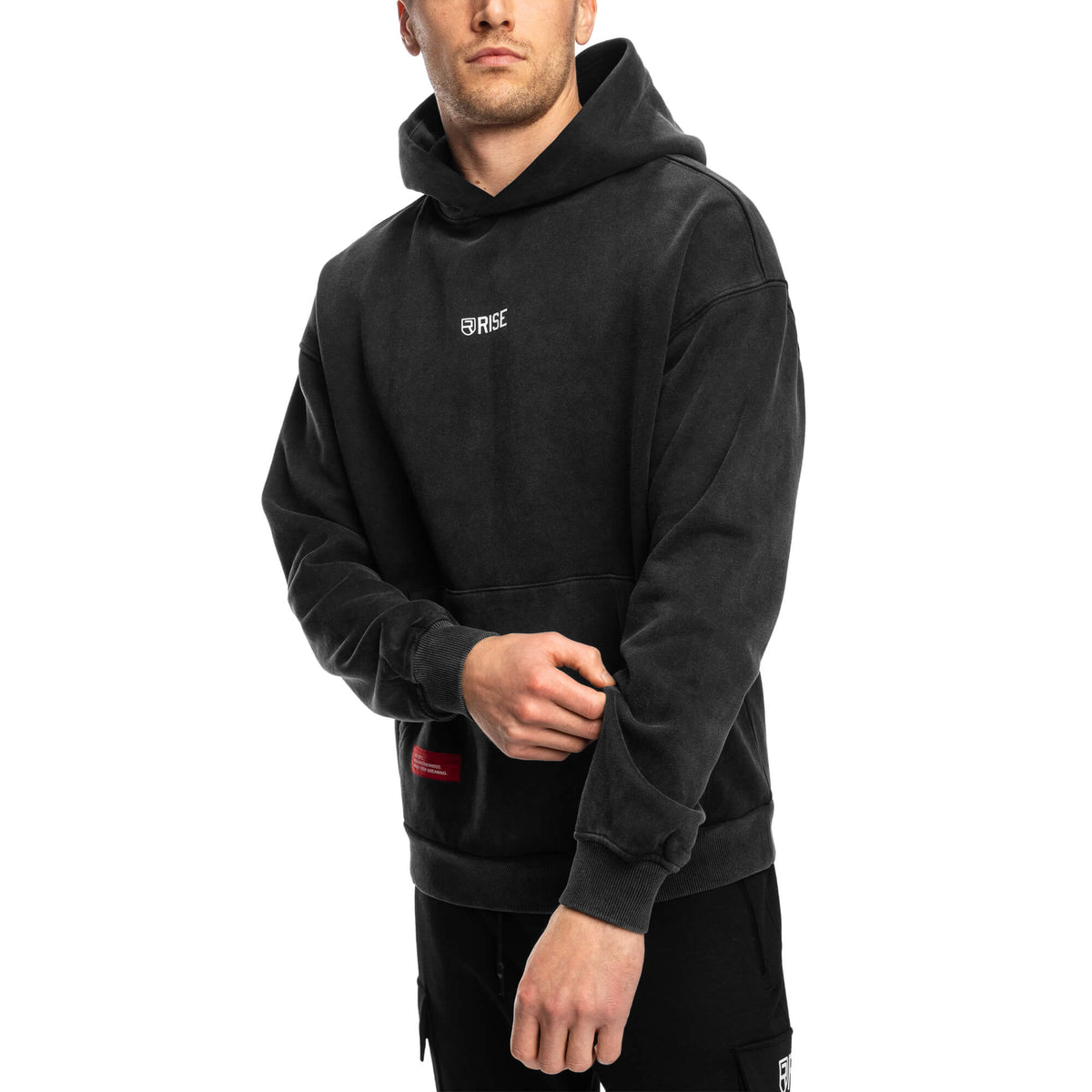 Men - Fear No Evil Oversized Hoodie - Black