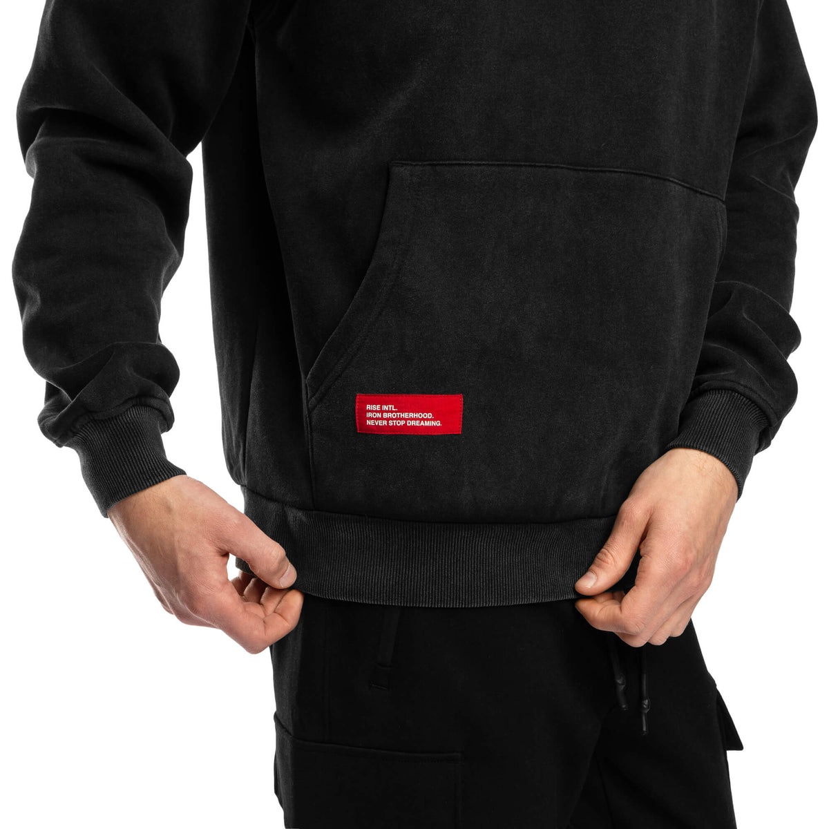 Men - Fear No Evil Oversized Hoodie - Black