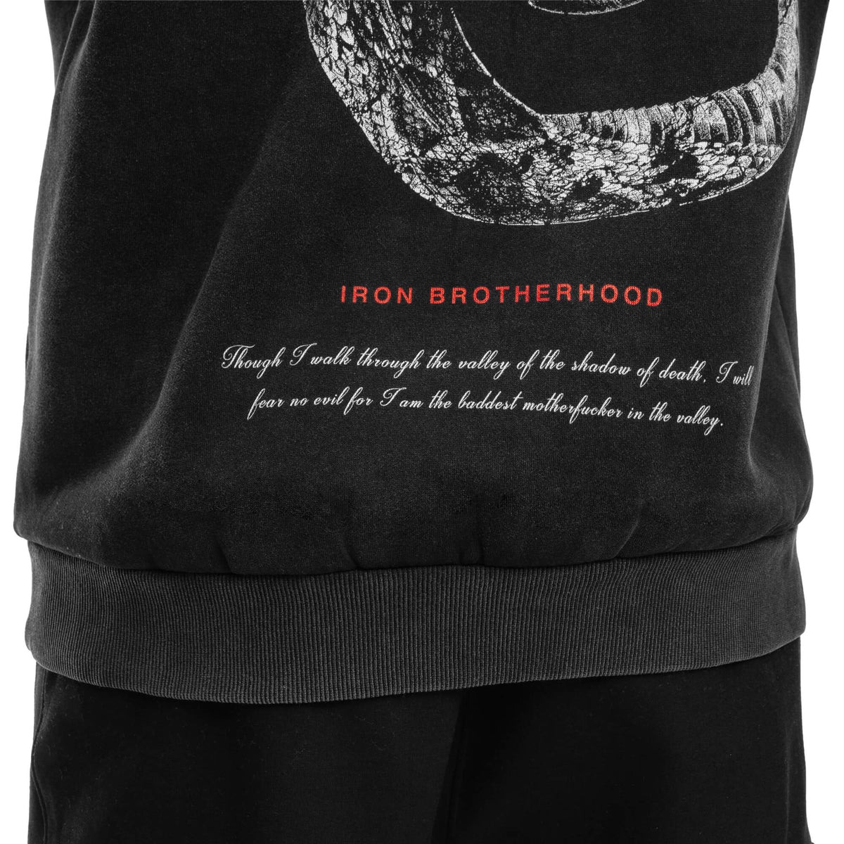 Men - Fear No Evil Oversized Hoodie - Black