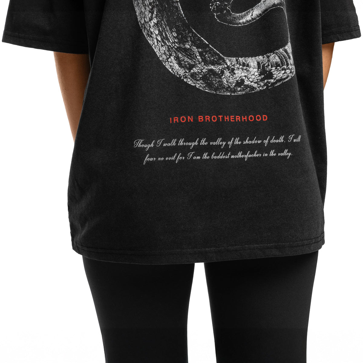 Women - Fear No Evil Oversized T-Shirt - Black