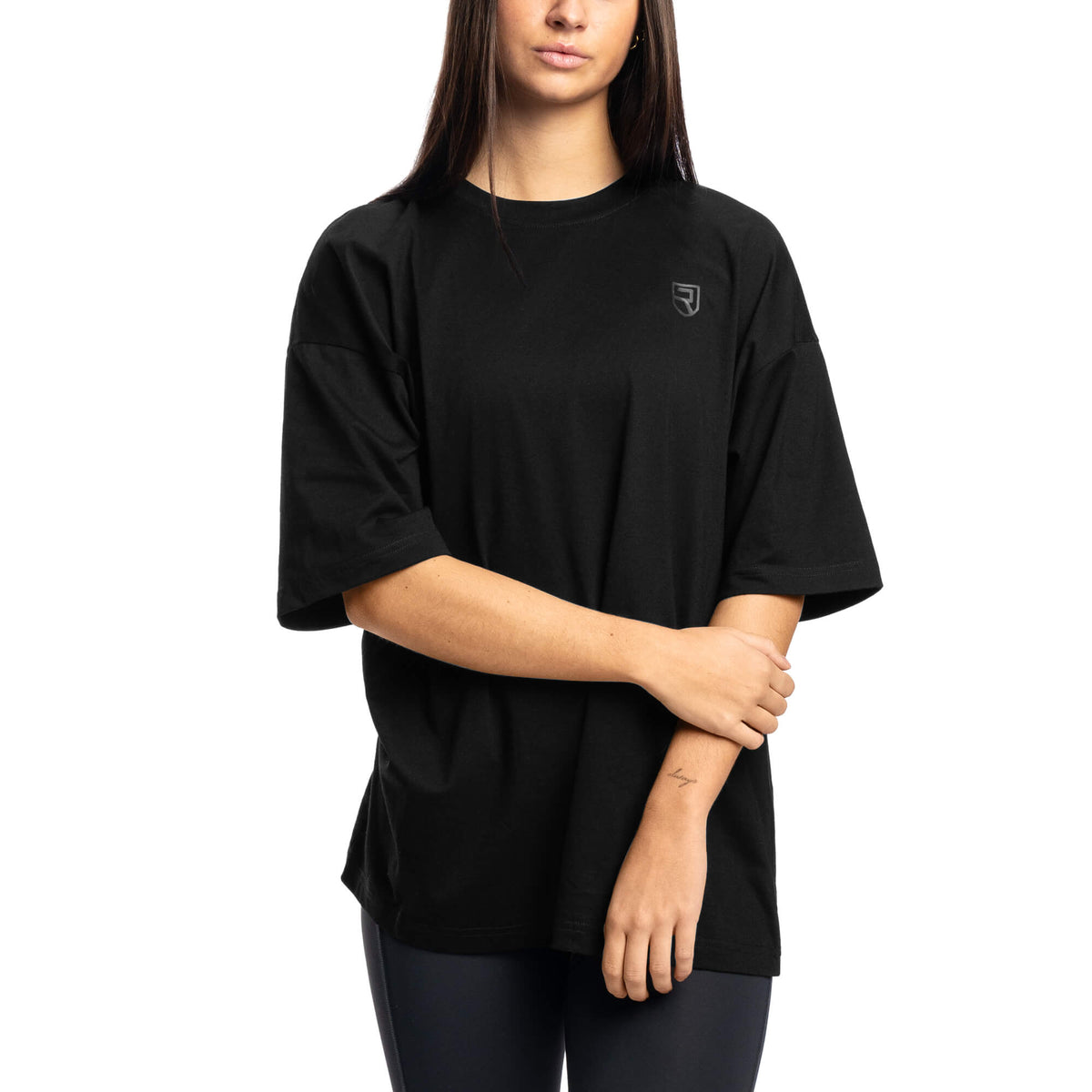 Women - Ignite Oversized T-Shirt - Black on Black