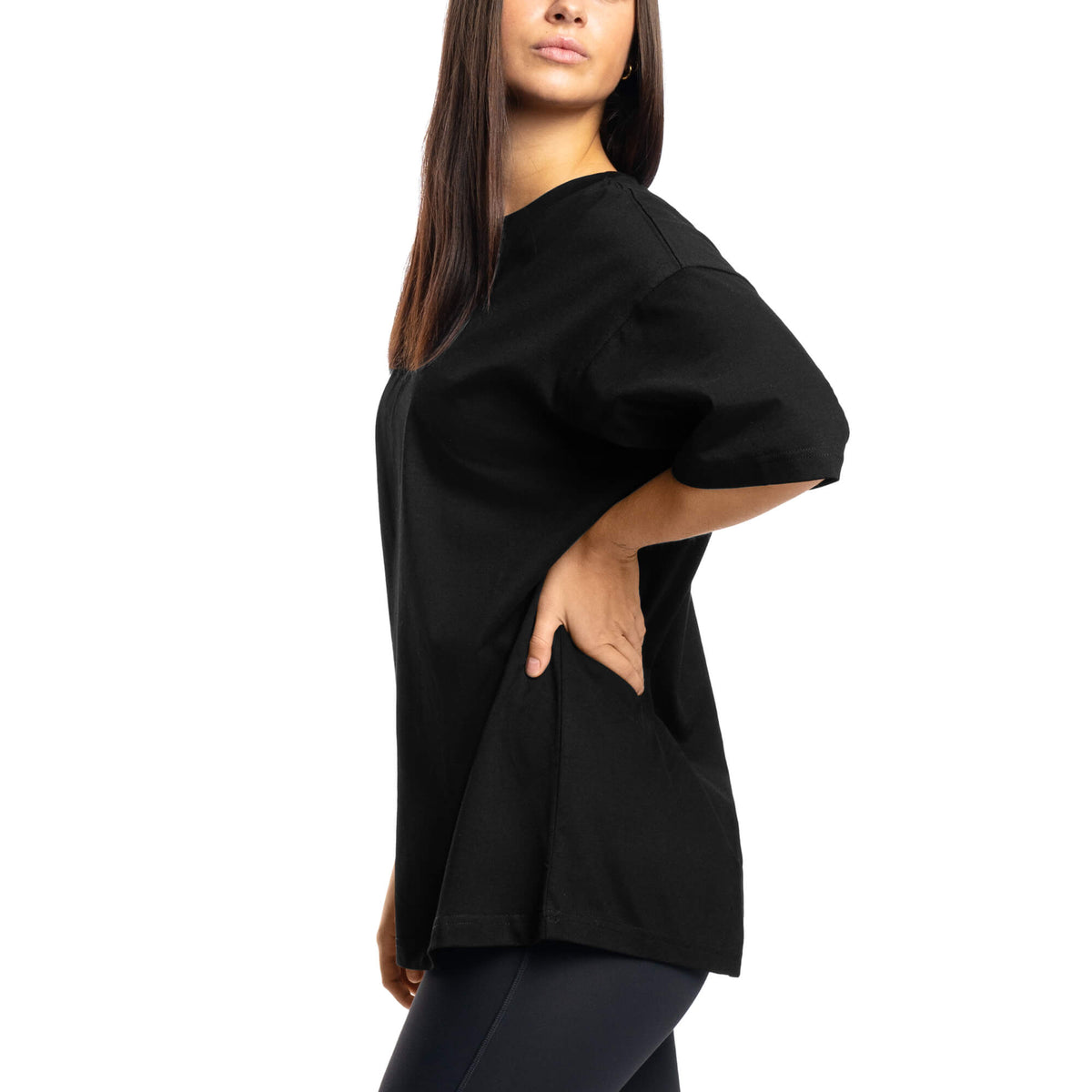 Women - Ignite Oversized T-Shirt - Black on Black