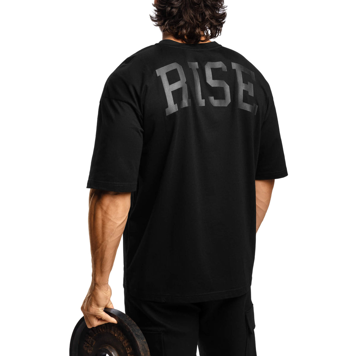 Men - Ignite Oversized T-Shirt - Black on Black