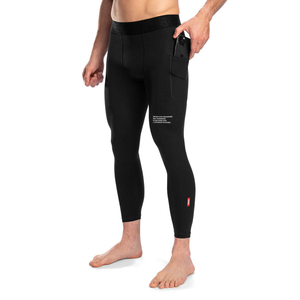 NSD Tech 7/8 Baselayer Tights - Black Optic - Rise Canada