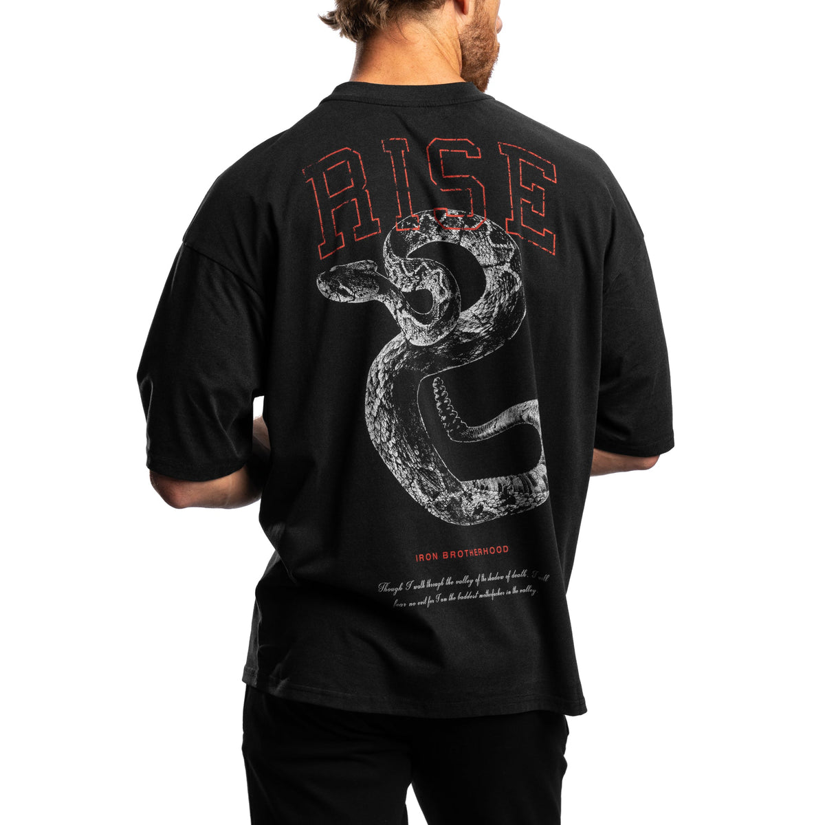 Men - Fear No Evil Oversized T-Shirt - Black