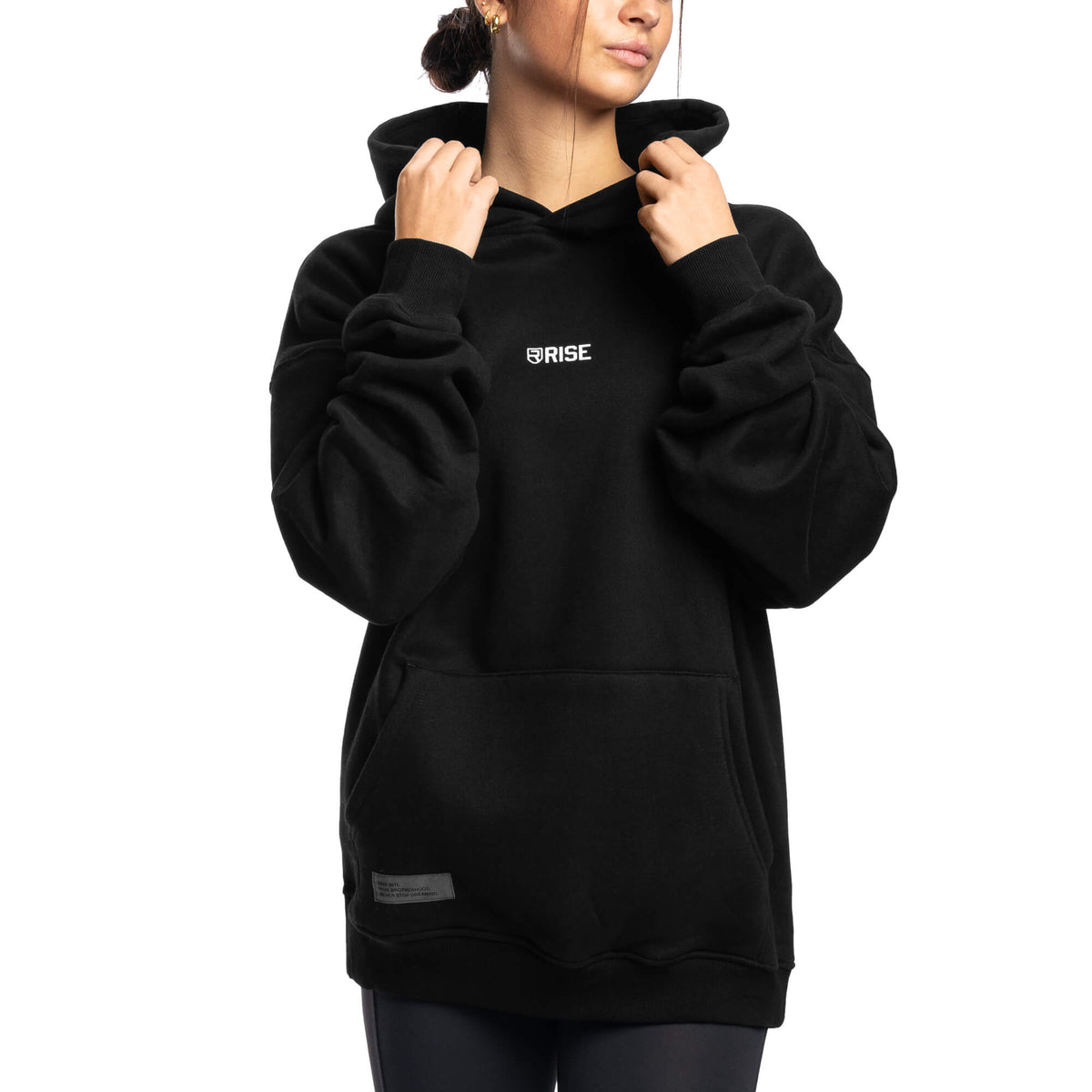 Women - Unbreakable Oversized Hoodie - Black