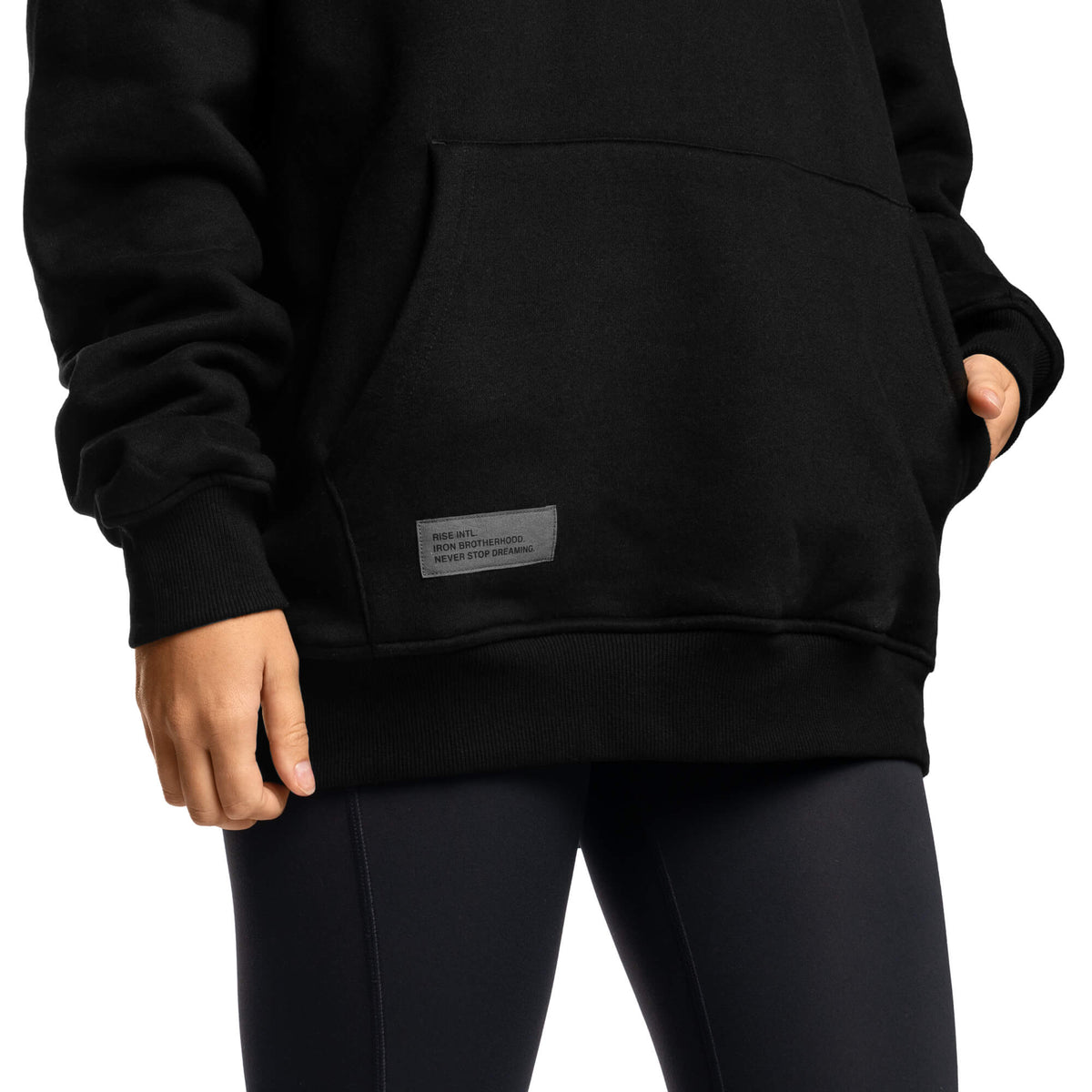 Women - Unbreakable Oversized Hoodie - Black