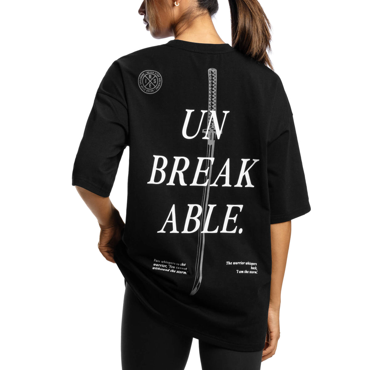 Women - Unbreakable Oversized T-Shirt - Black