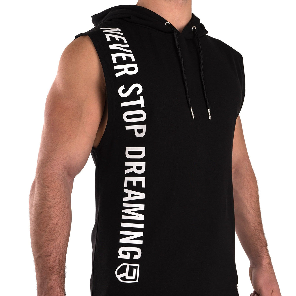 NSD Sleeveless Hoodie - Black - Rise