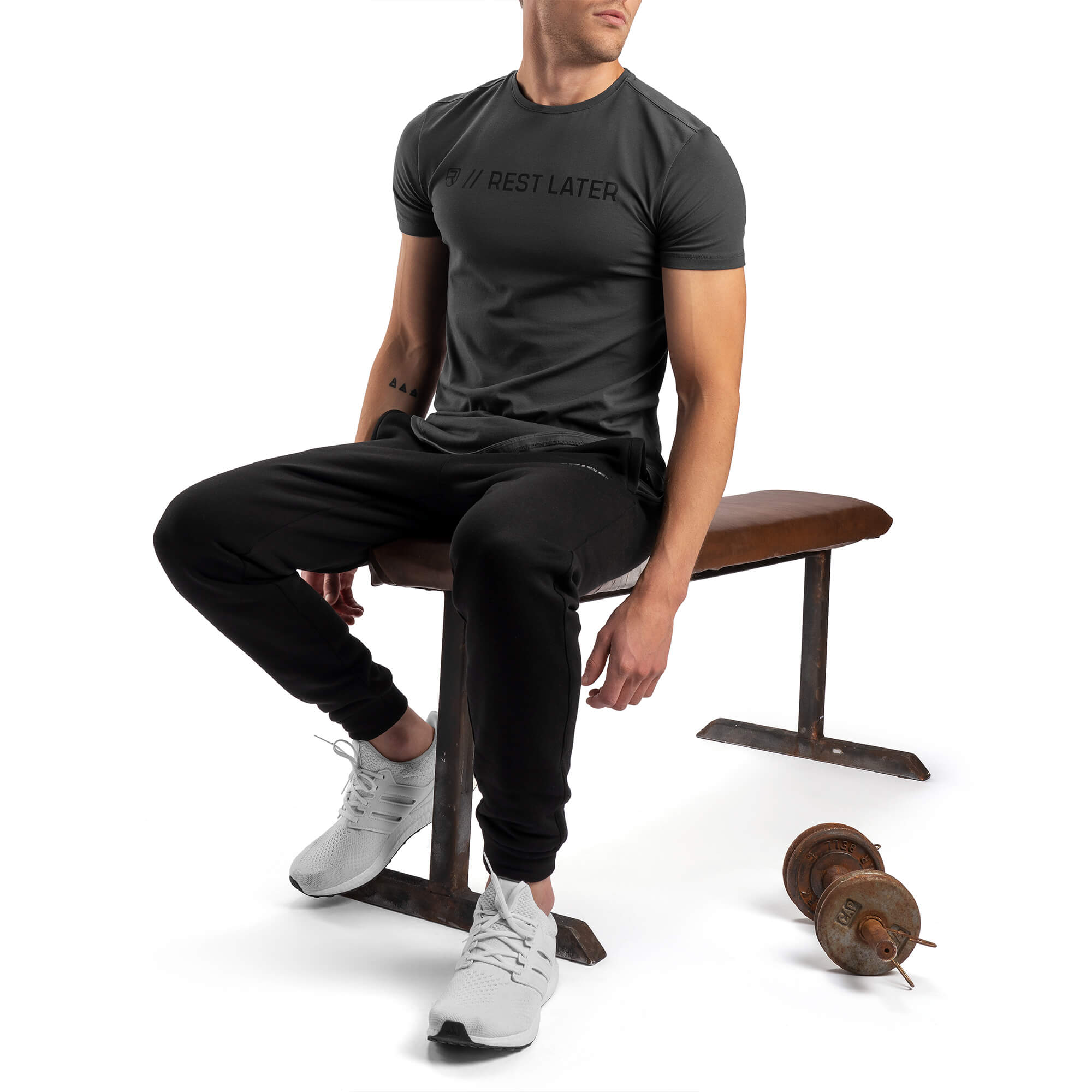Rest Later T-Shirt - Graphite