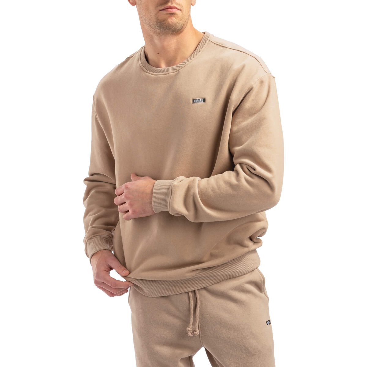 Men - Comfy Crewneck - Beige