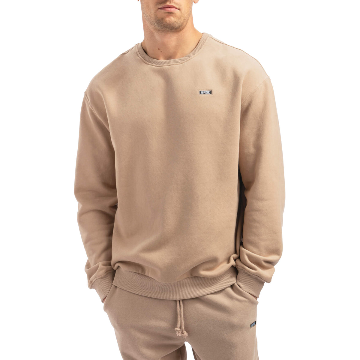 Men - Comfy Crewneck - Beige