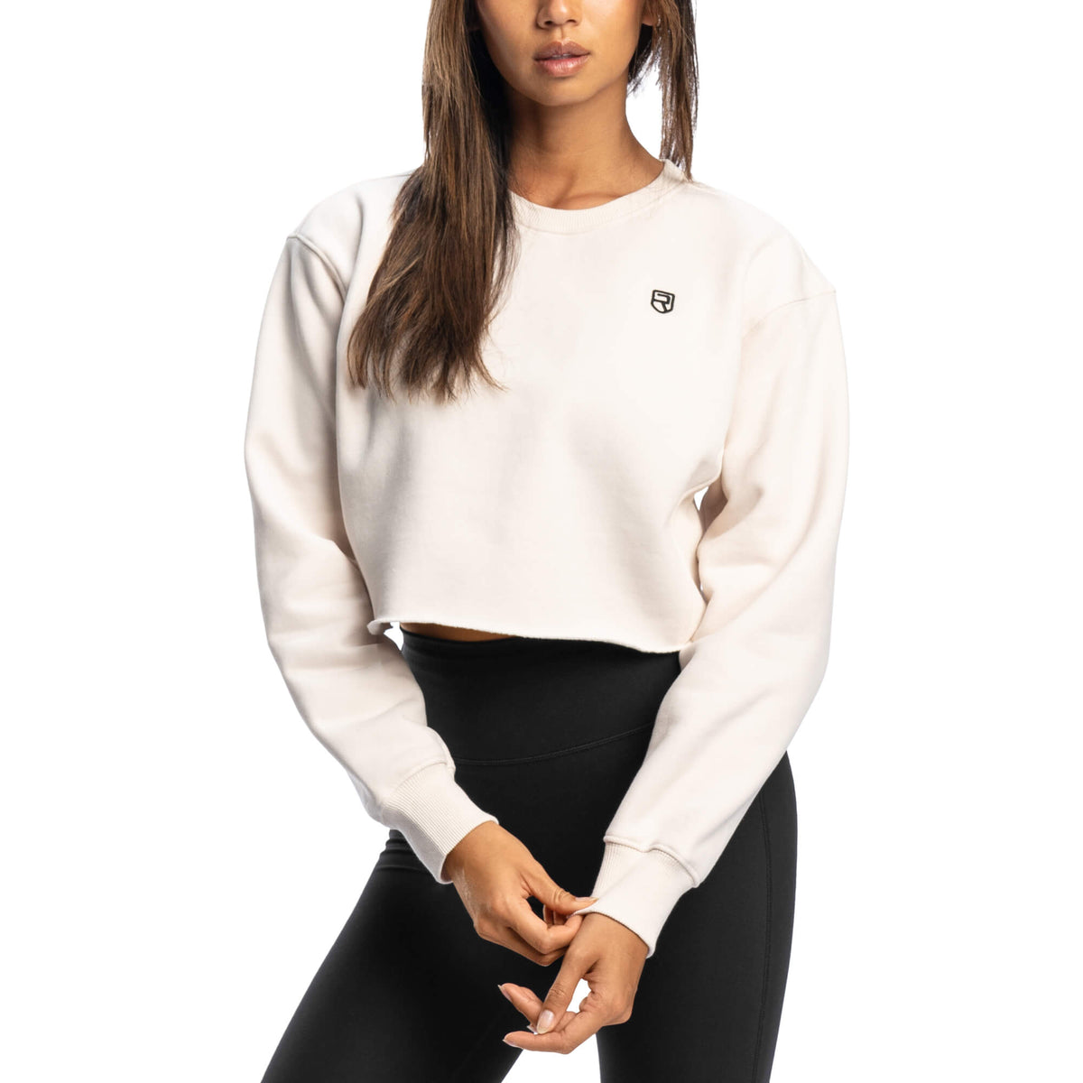 Comfy Cropped Sweater - Off-white