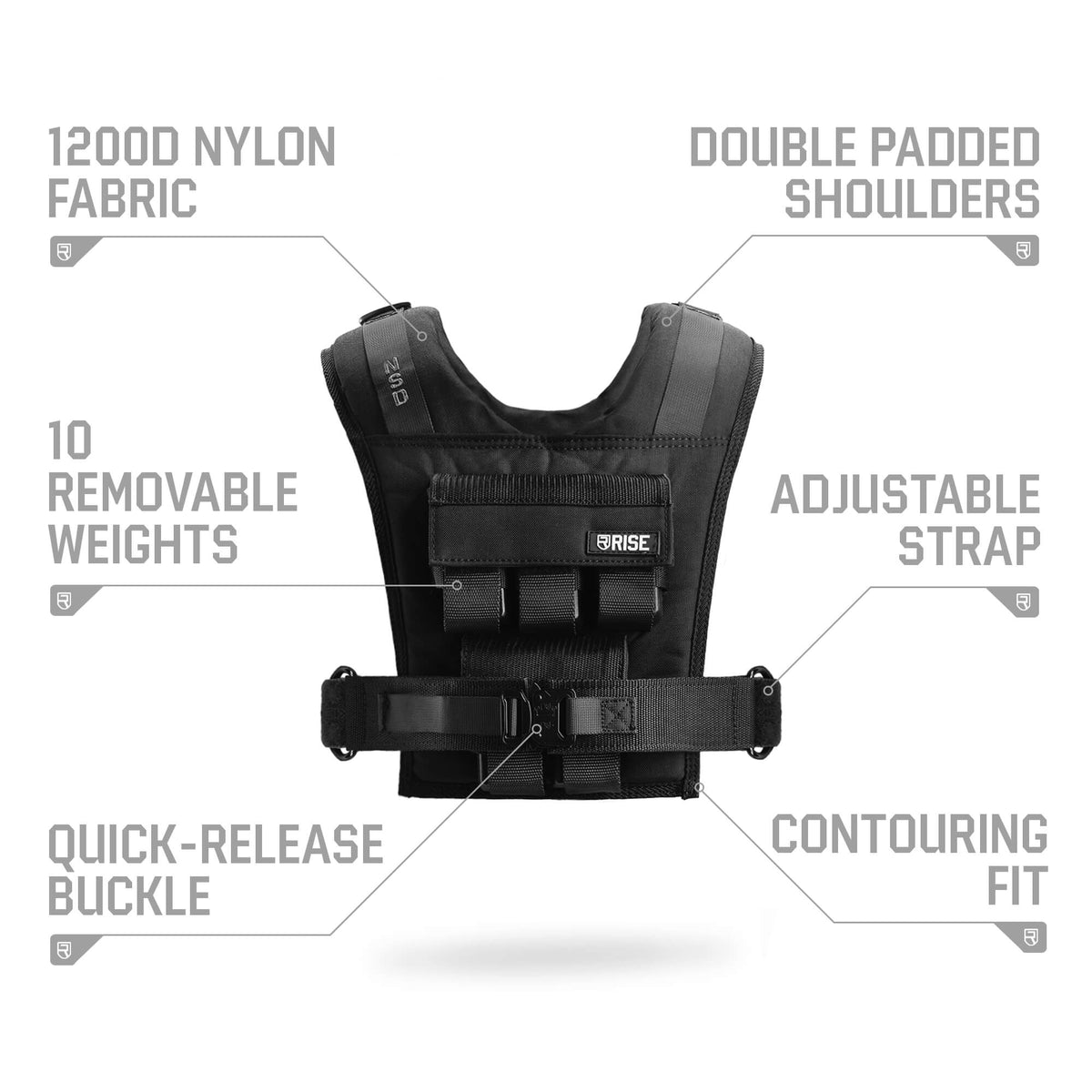 Wowow Sangle réfléchissante cross belt noir élastique réglable | 13.5 Wowow Sangle réfléchissante cross belt noir élastique réglable | 13.5
