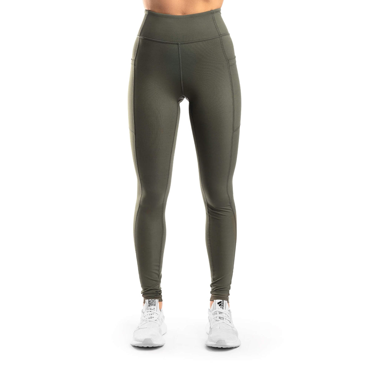 Arsenal High-Waisted Pockets Leggings - Army Green