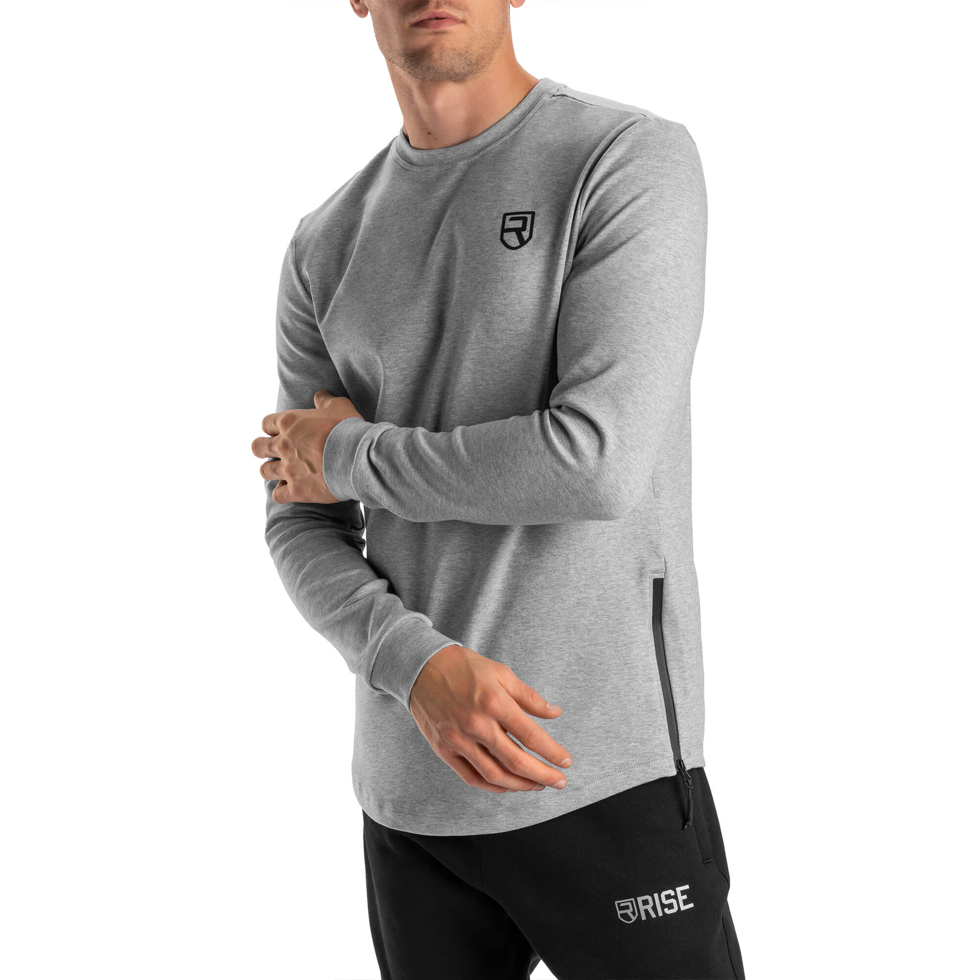 Pull ras du cou Ascent - Gris