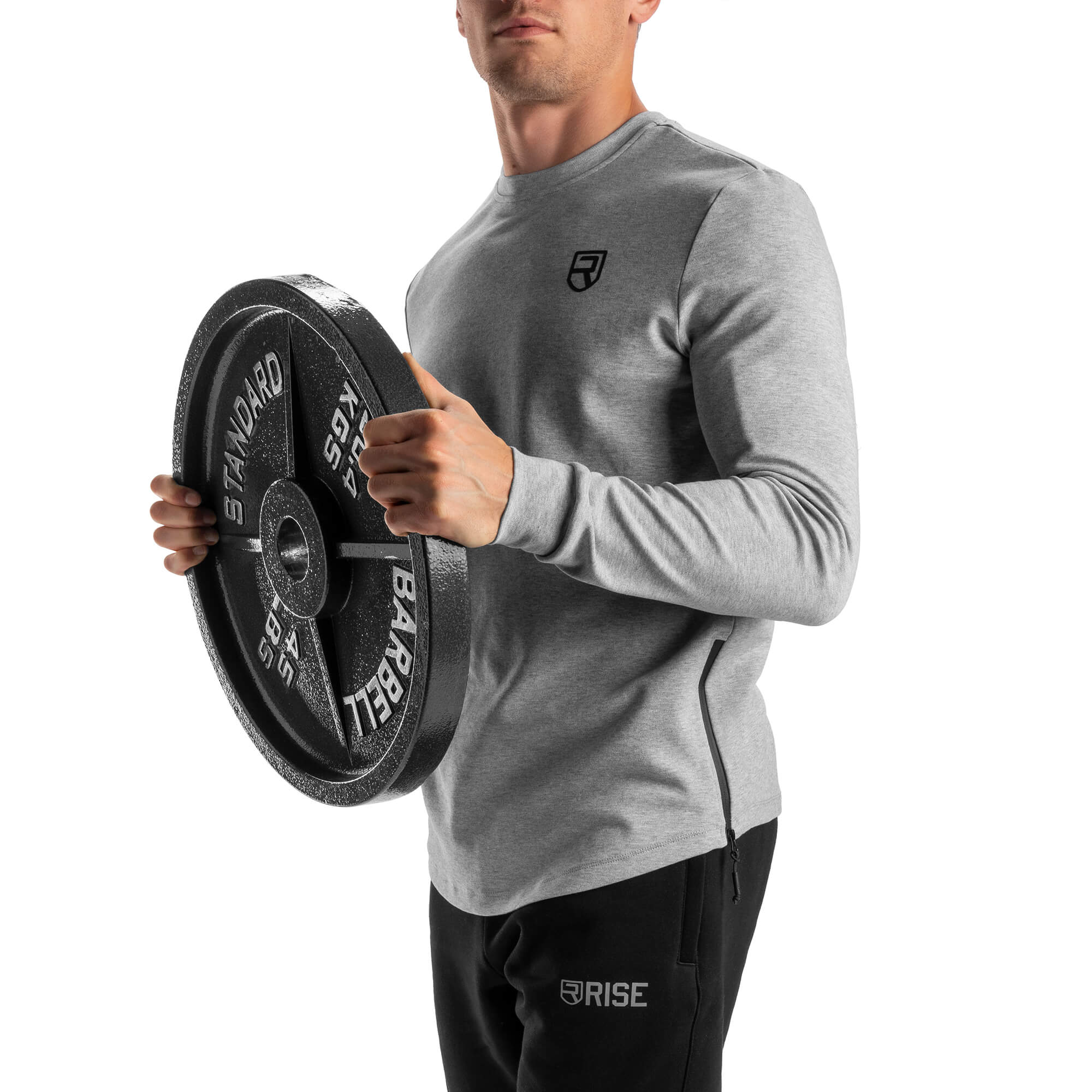 Pull ras du cou Ascent - Gris