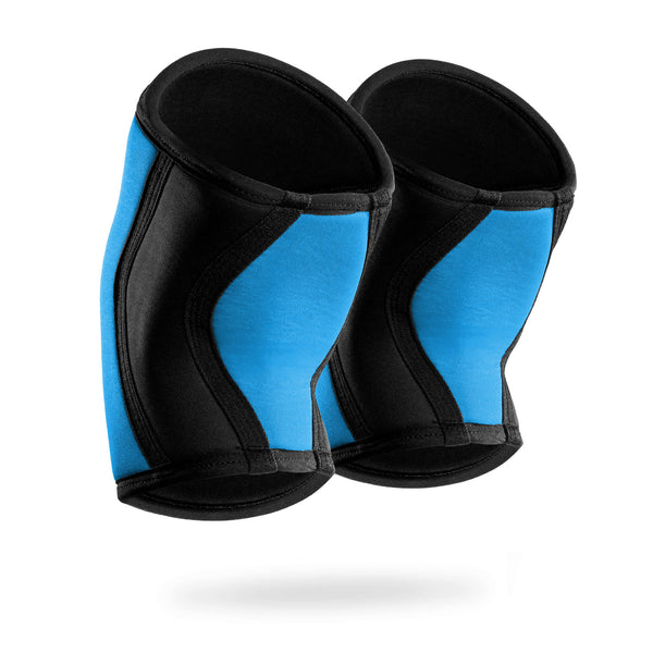 7mm Knee Sleeves (25cm) - Blue - Rise Canada