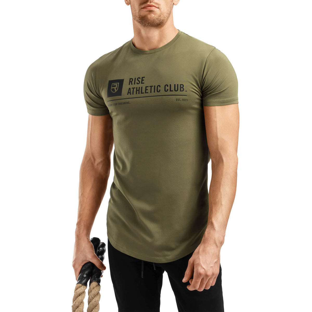 Athletic Club T-Shirt - Army Green