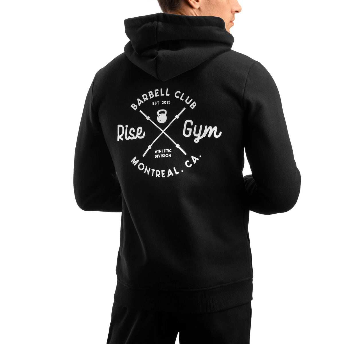 Barbell Club Full-Zip Hoodie - Black
