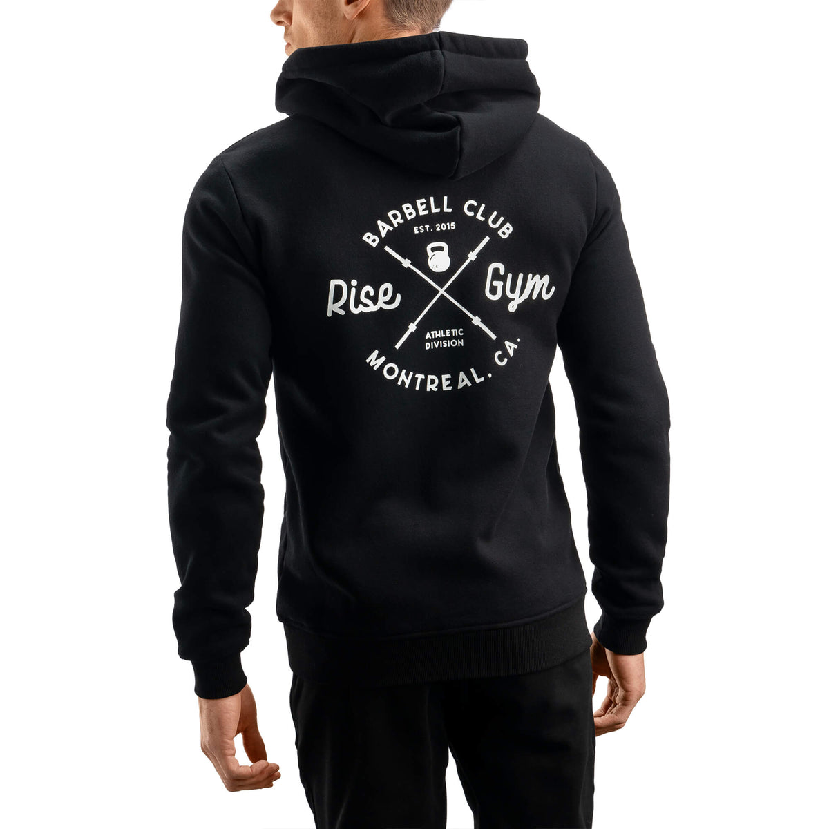 Barbell Club Full-Zip Hoodie - Black