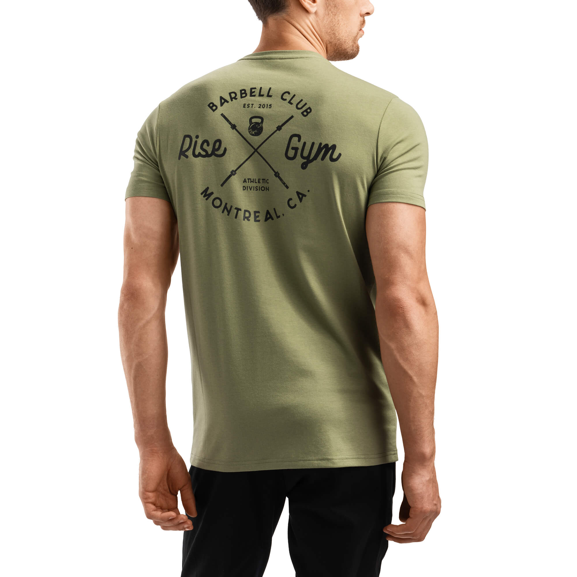 Chemise Barbell Club - Vert Armée