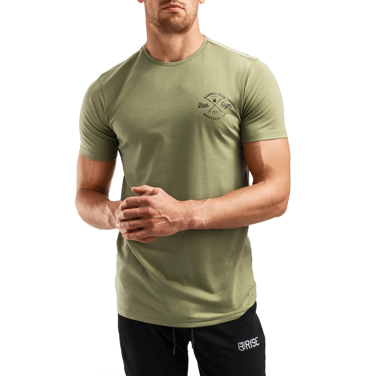 Chemise Barbell Club - Vert Armée