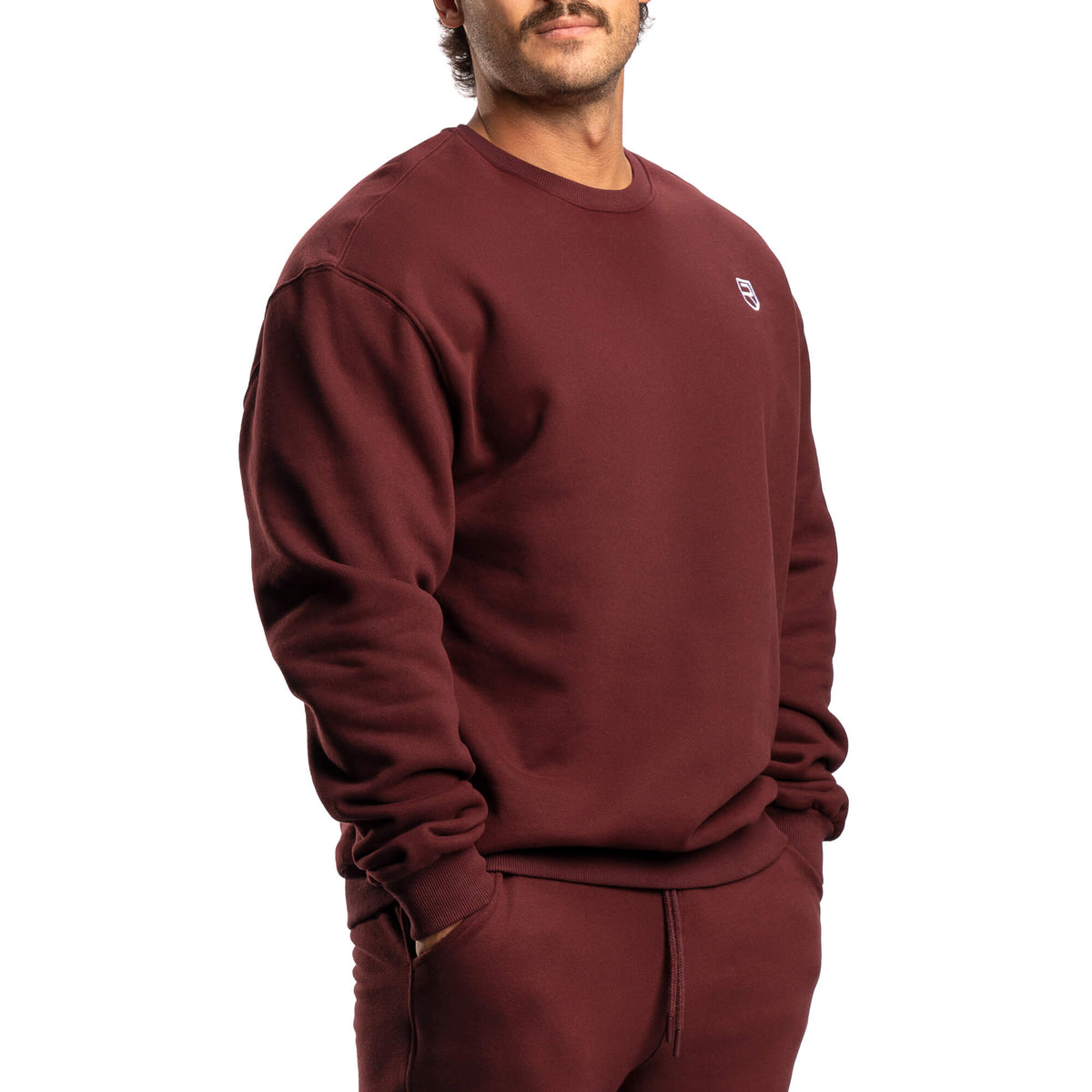 Men - Comfy Crewneck 2.0 - Burgundy