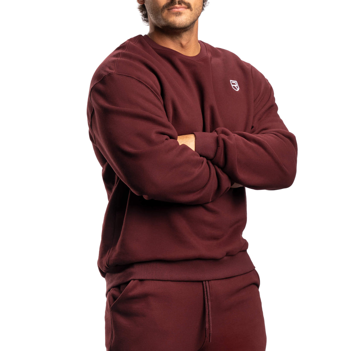 Men - Comfy Crewneck 2.0 - Burgundy