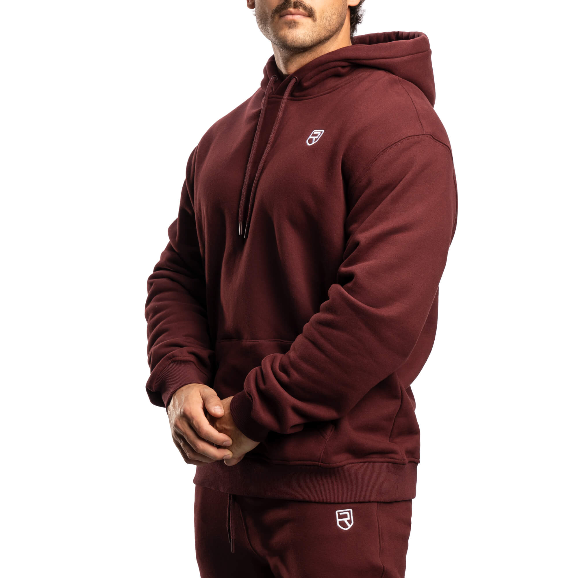 Sweat à capuche confortable 2.0 - Bordeaux