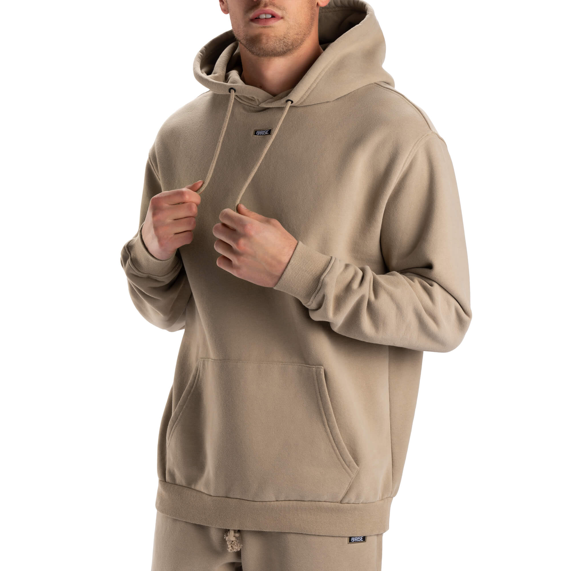 Sweat à capuche confortable - Beige