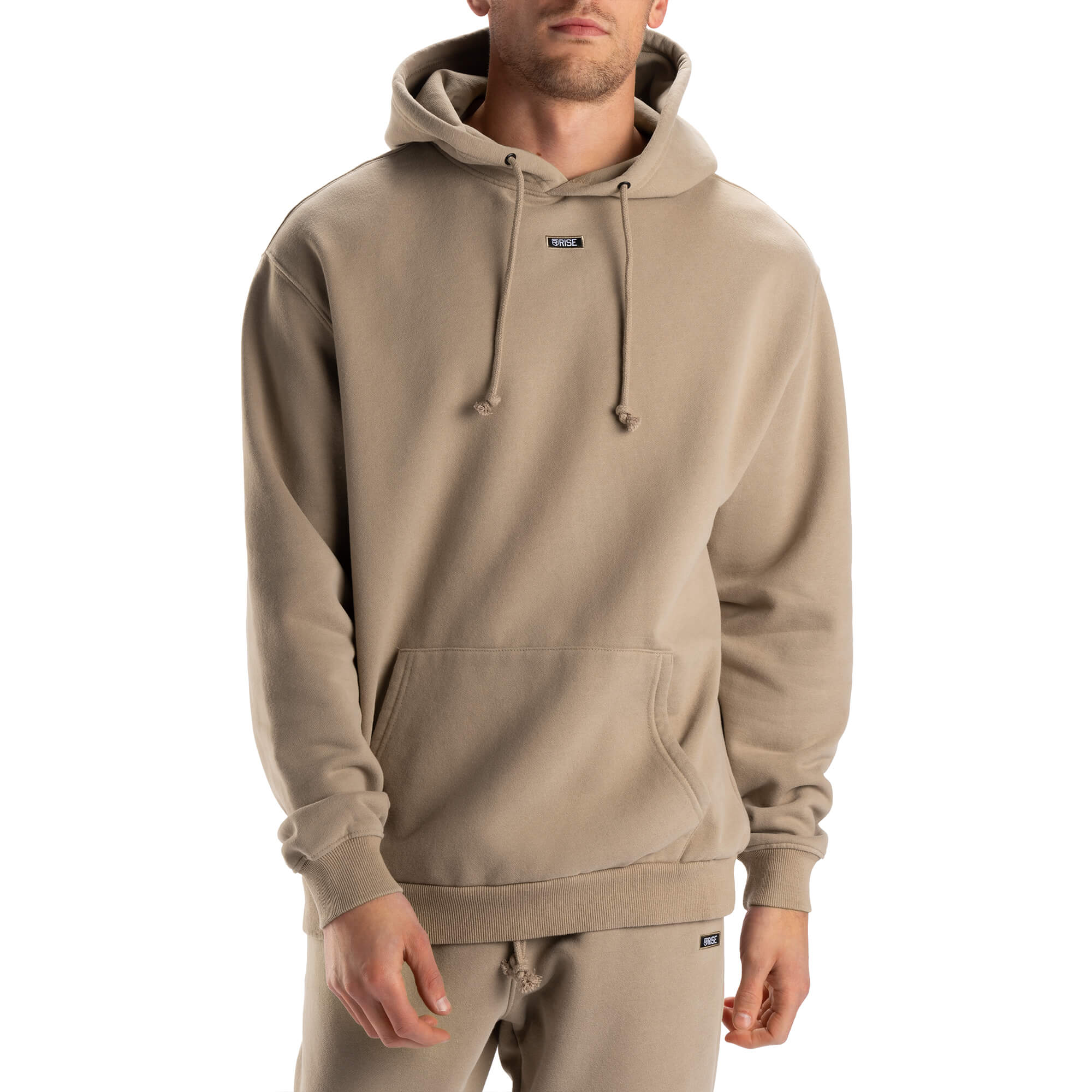 Sweat à capuche confortable - Beige