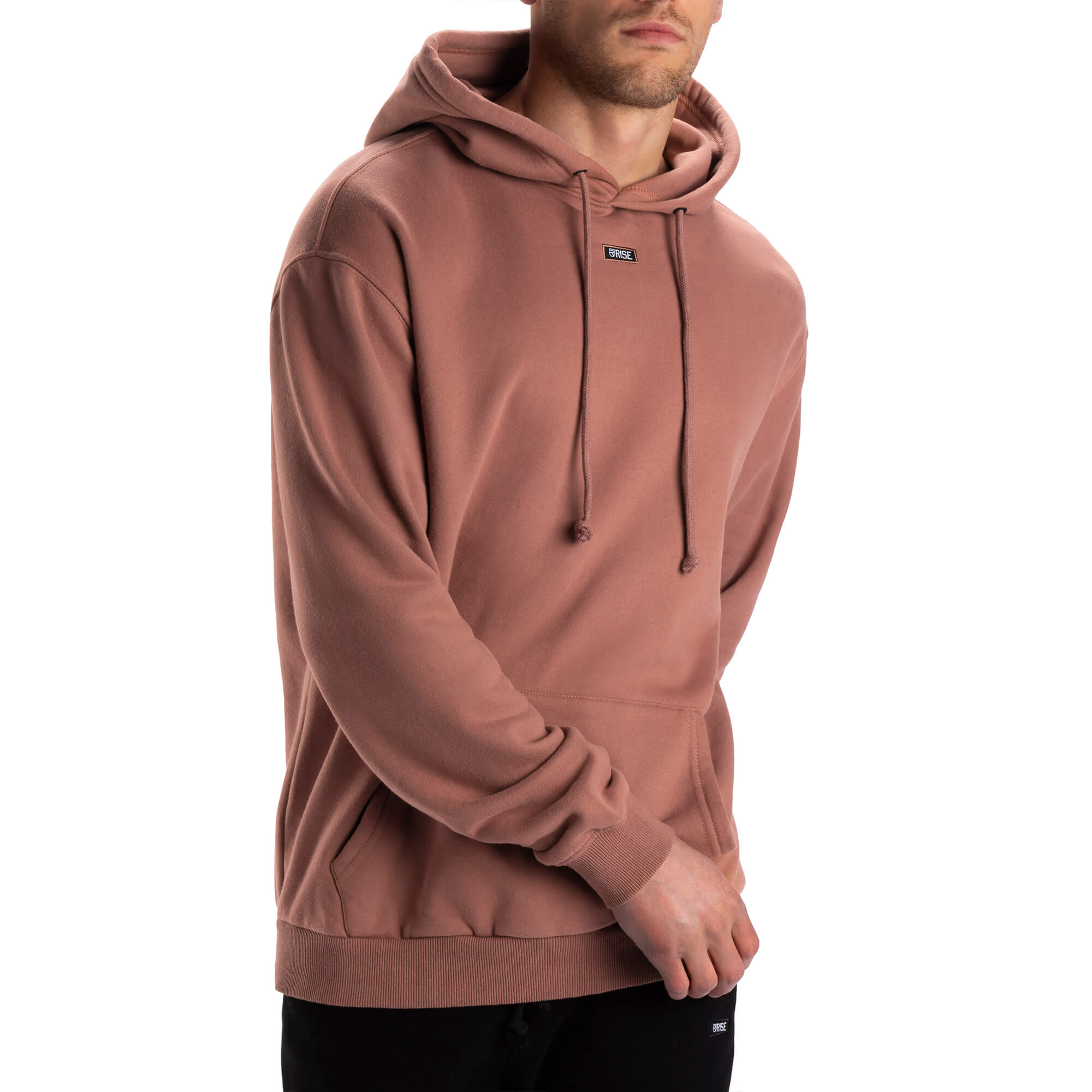 Sweat à capuche confortable - Vieux rose