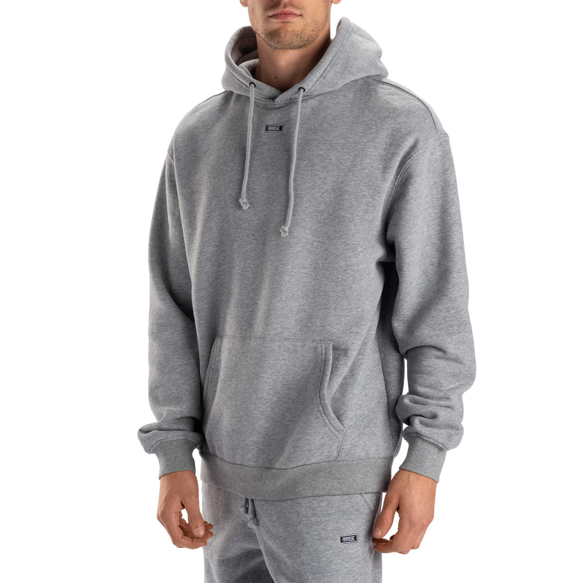 Sweat à capuche confortable - Gris clair