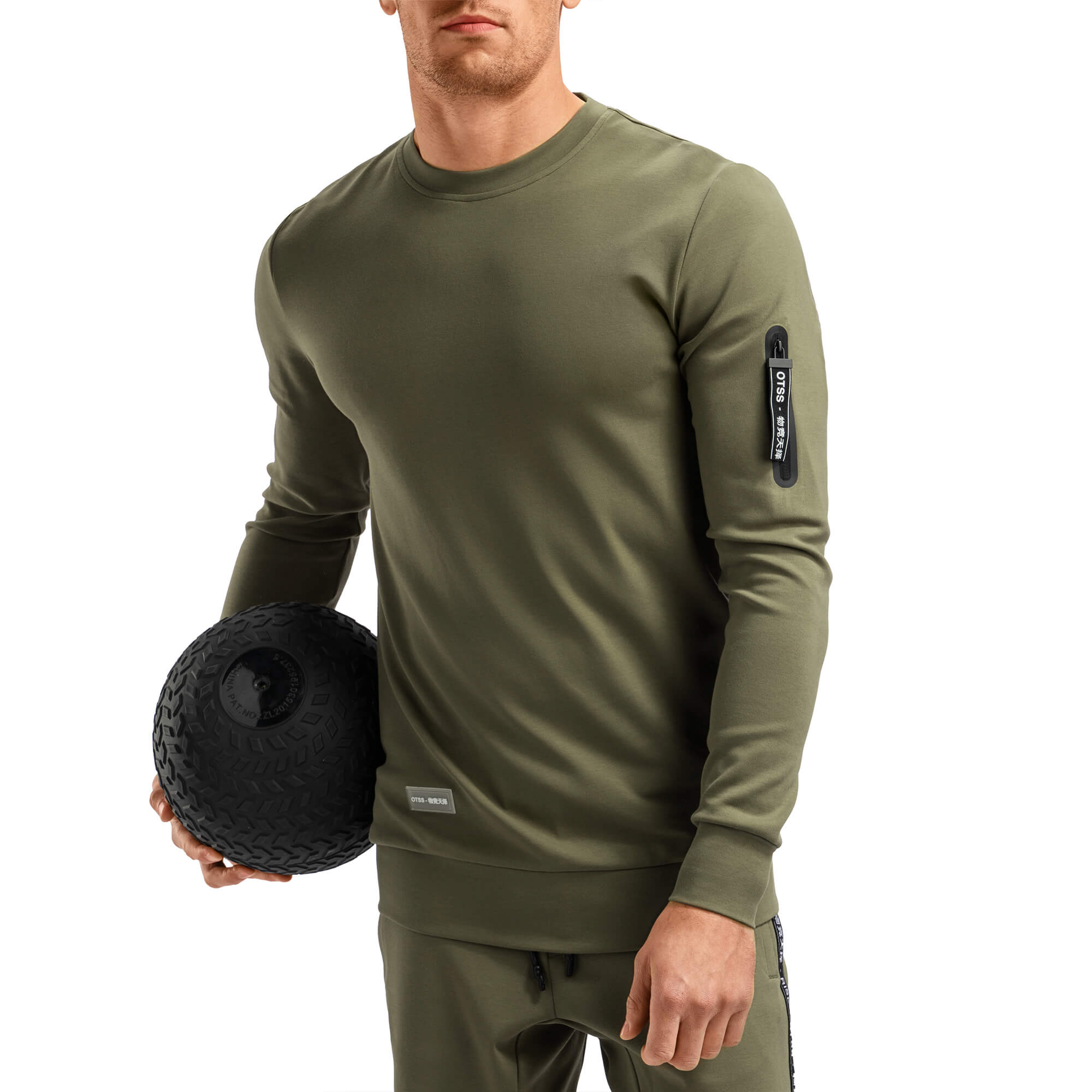 Electro Crewneck - Vert Armée
