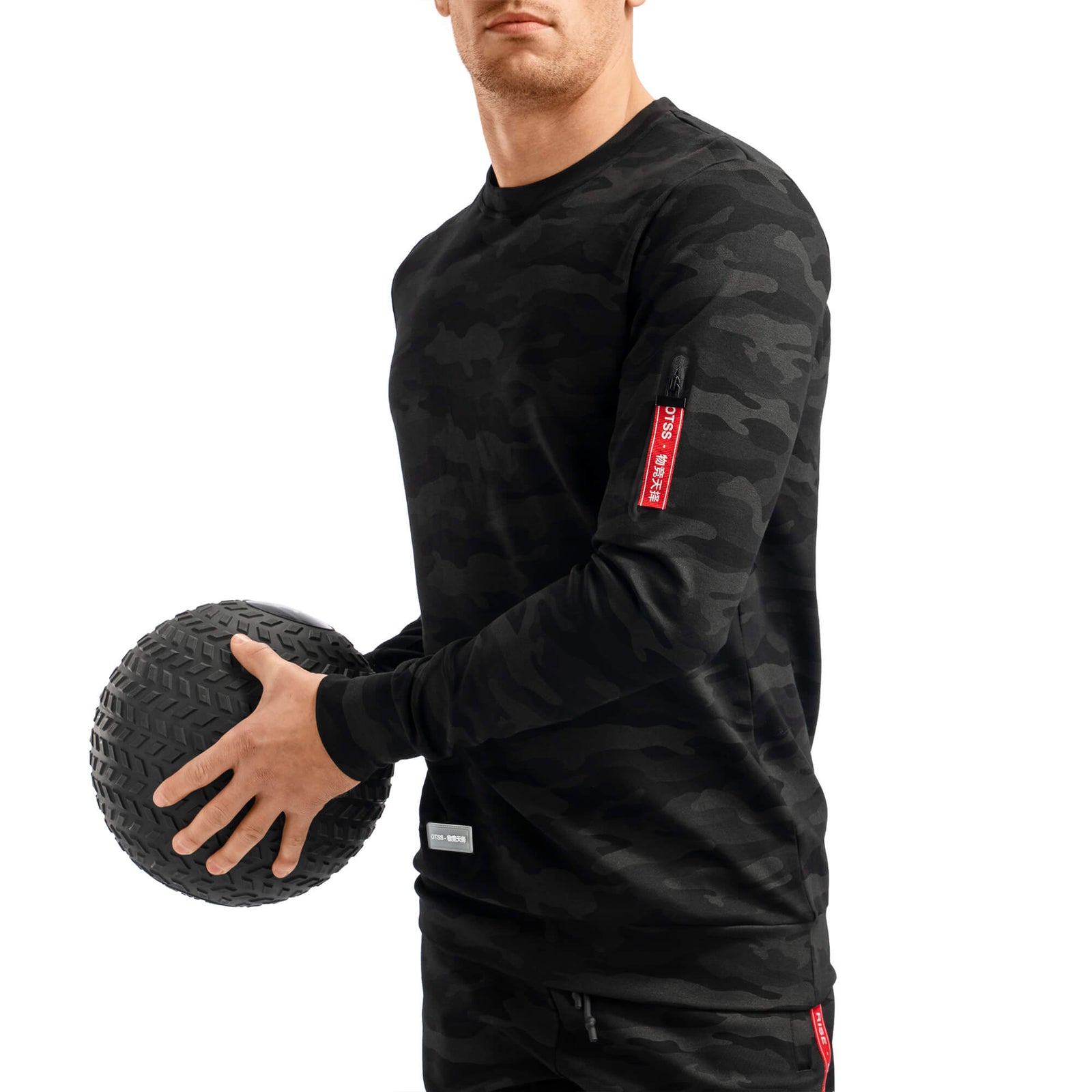 Electro Crewneck - Noir Camo